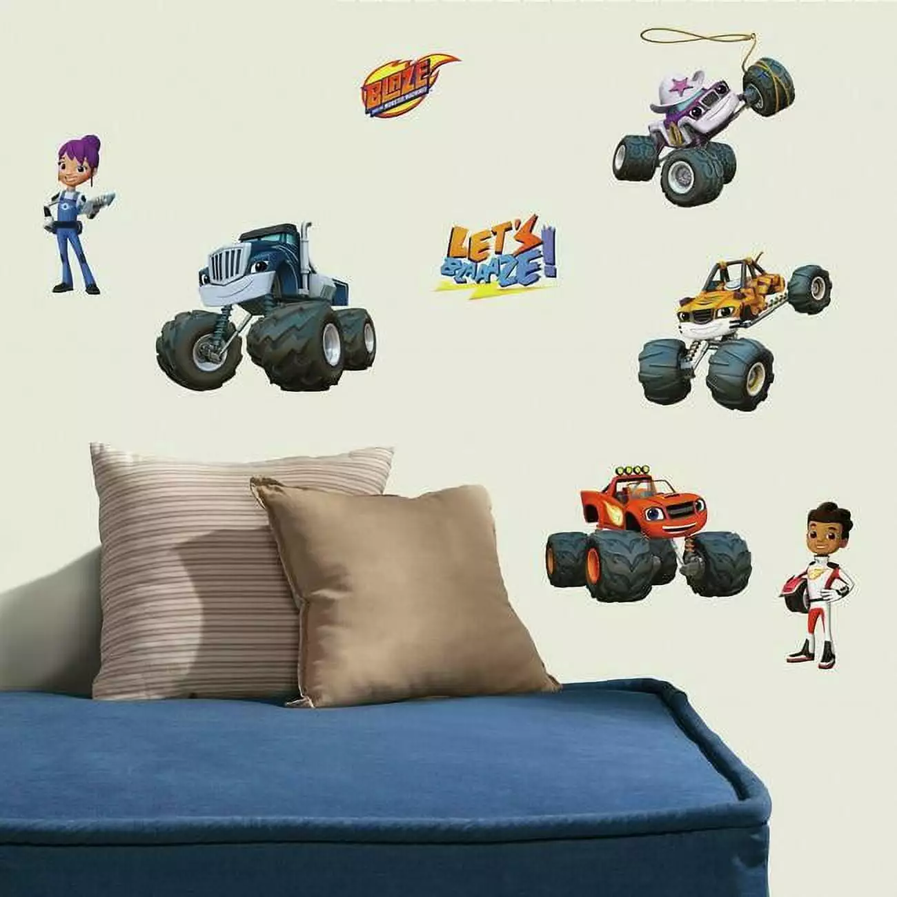 Blaze & The Monster Machines Peel and Stick Wall Decals