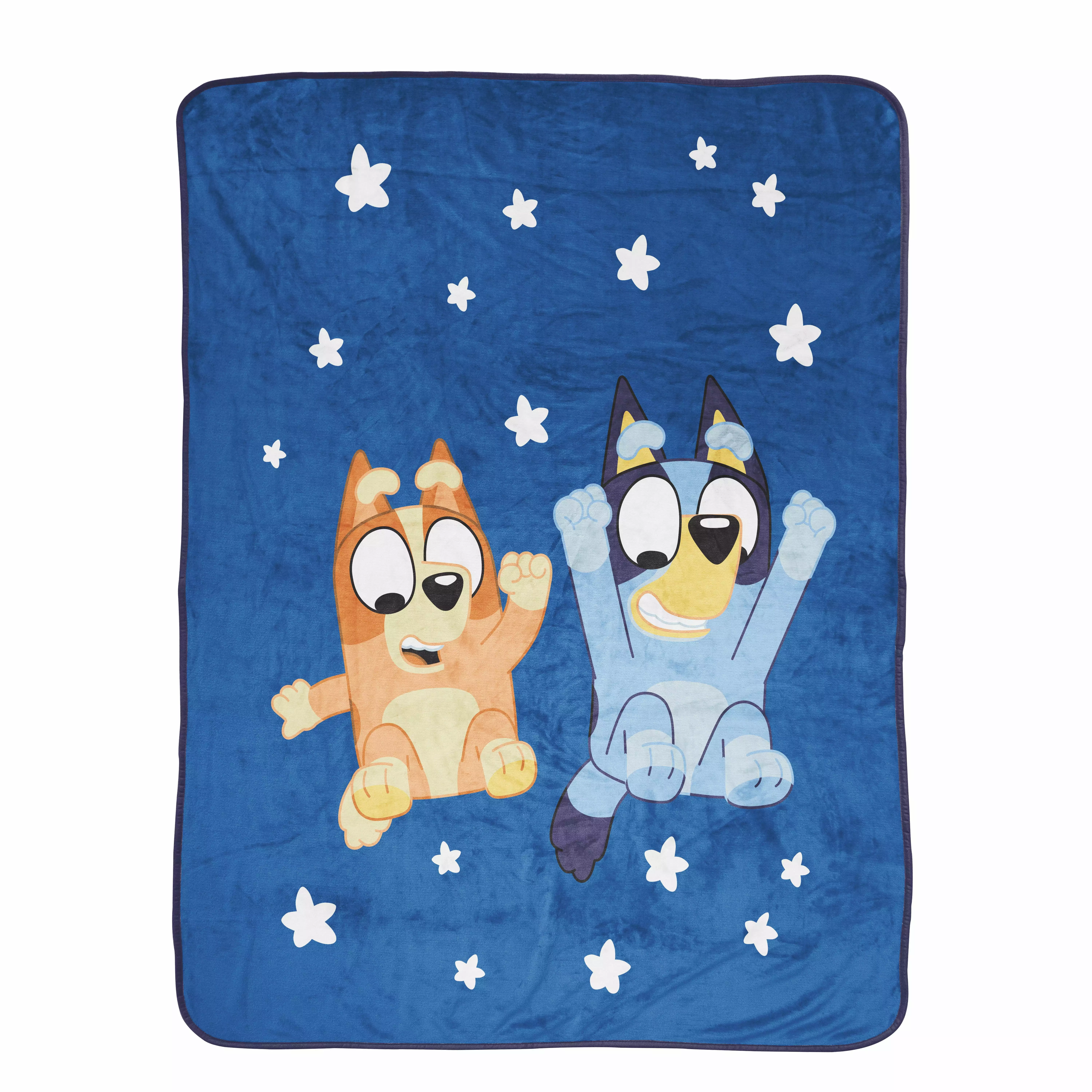 Bluey In The Dream Kids Throw. 46 x 60. Microfiber. Blue. BBC Studios Ages 1+