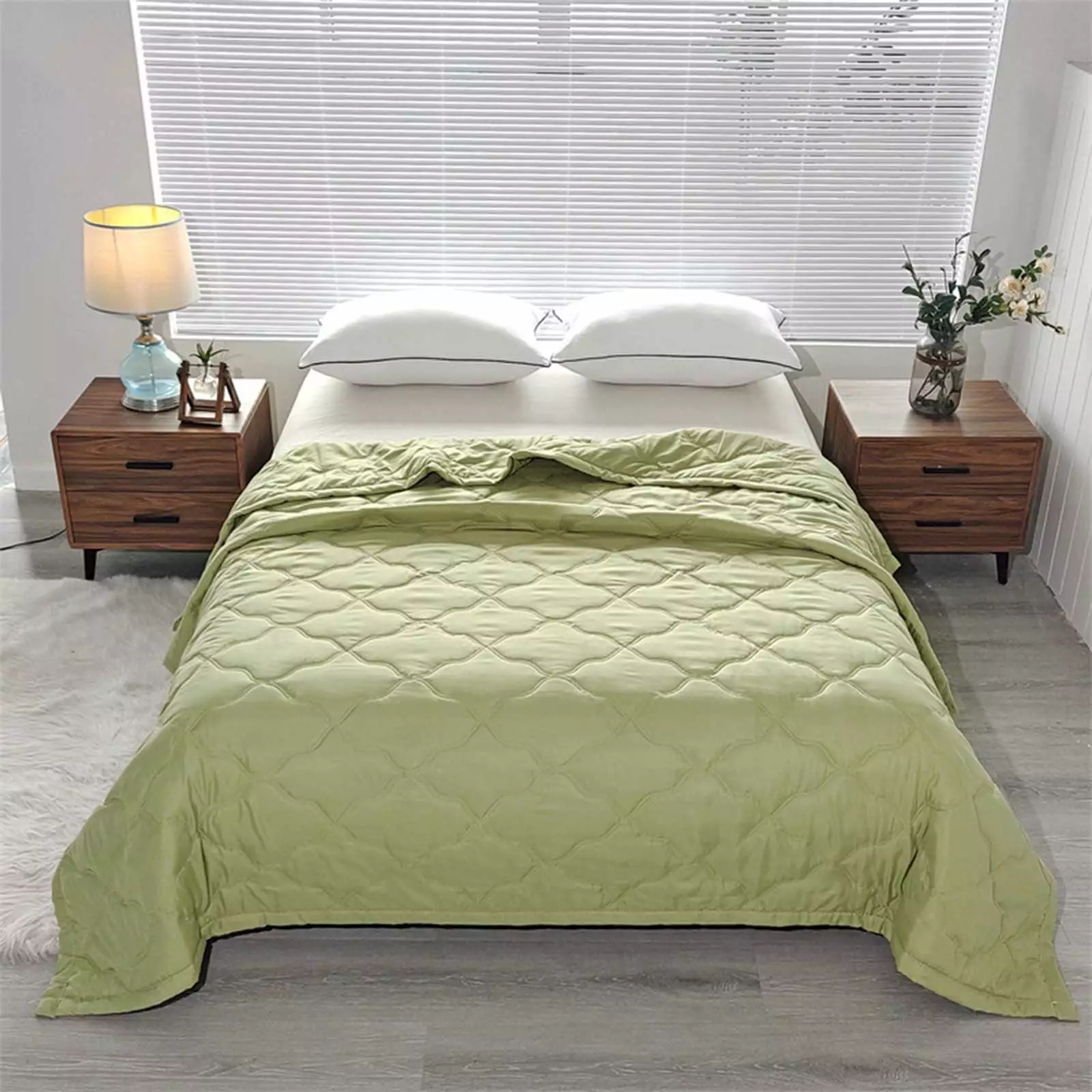 Blukids Skin-friendly Plain Printed Washed Cotton Summer Quilt Ventilation Quilt