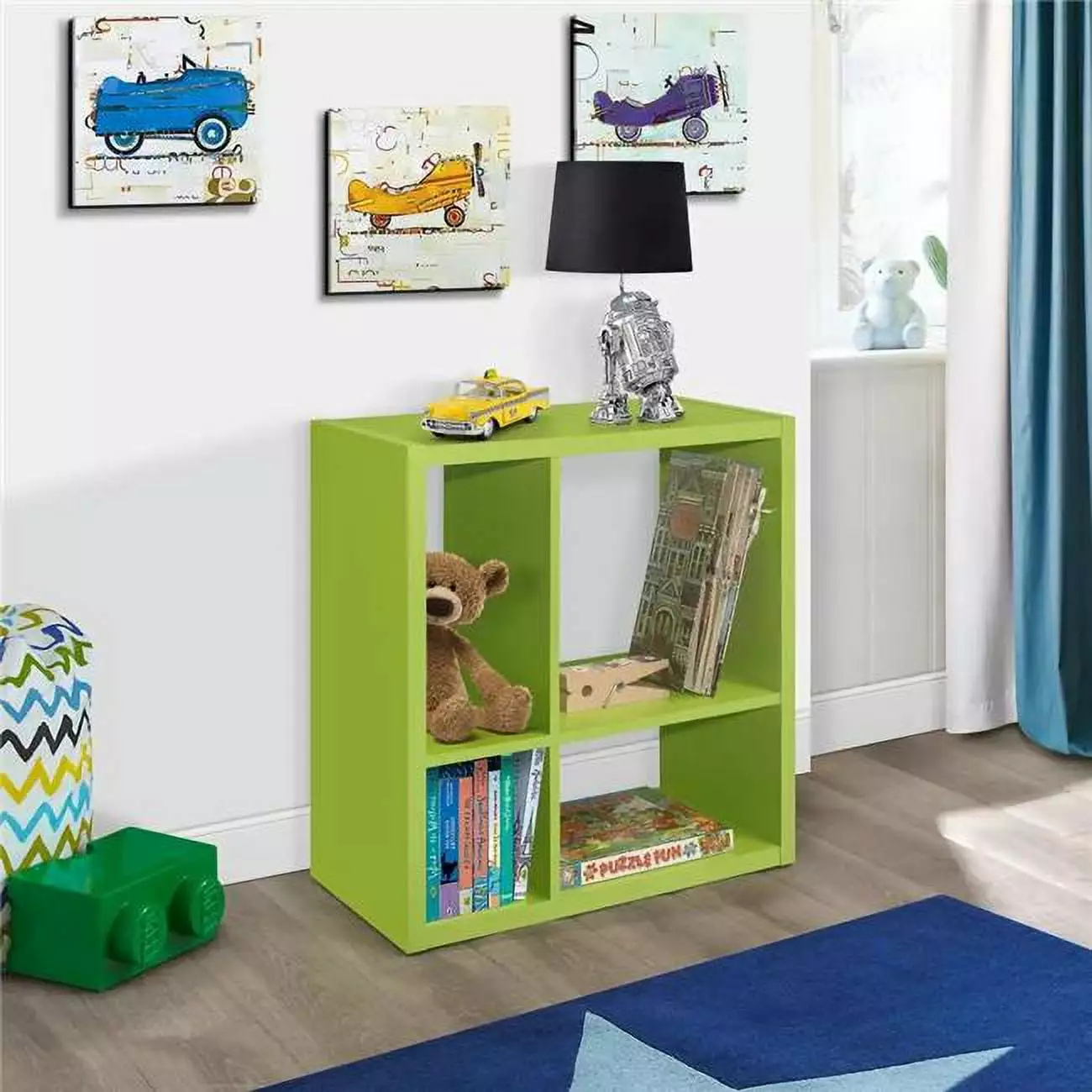 Bookcase & Organizer. Green