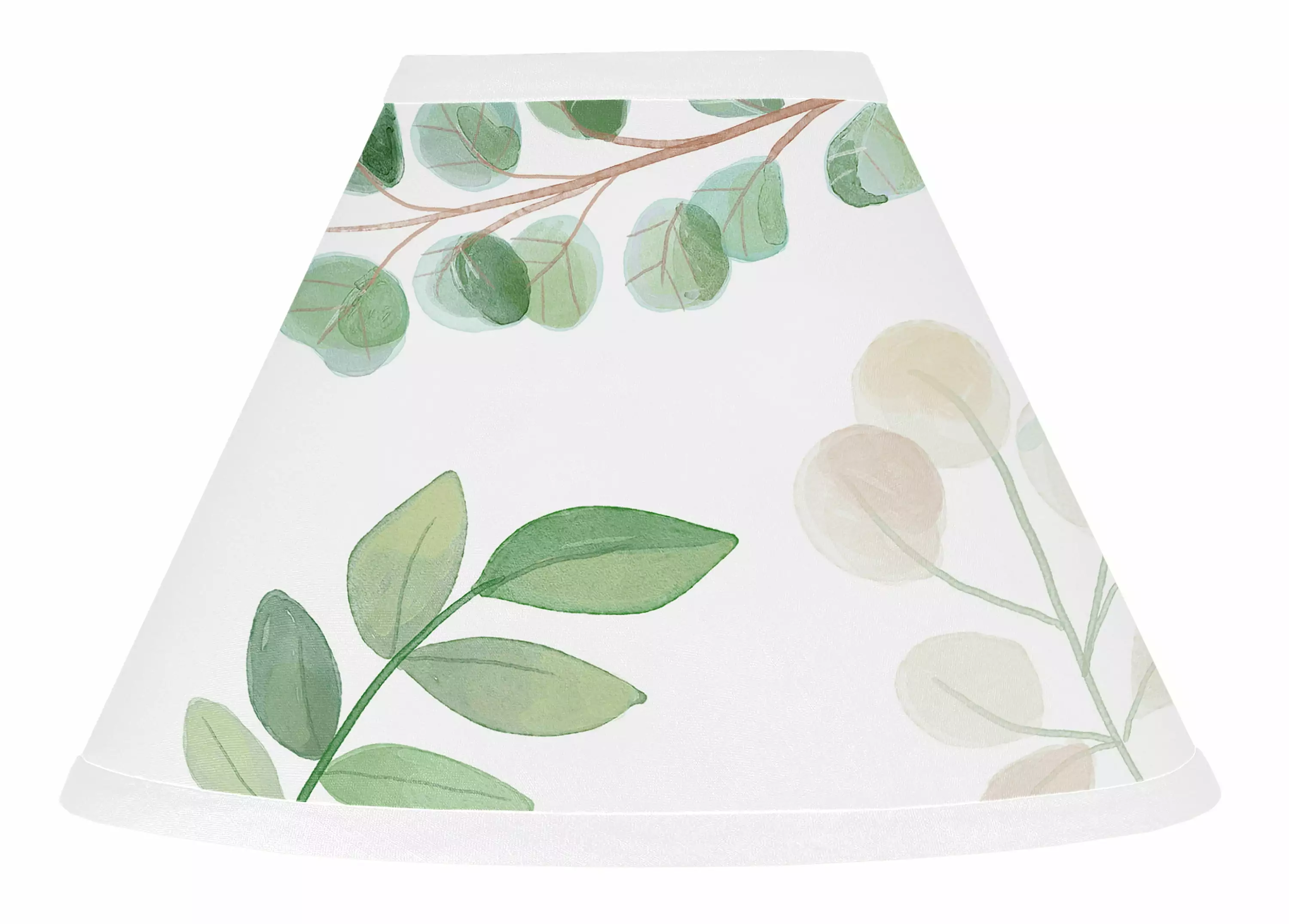 Botanical Floral Leaf 10 Brushed Microfiber Empire Lamp Shade by Sweet Jojo Designs