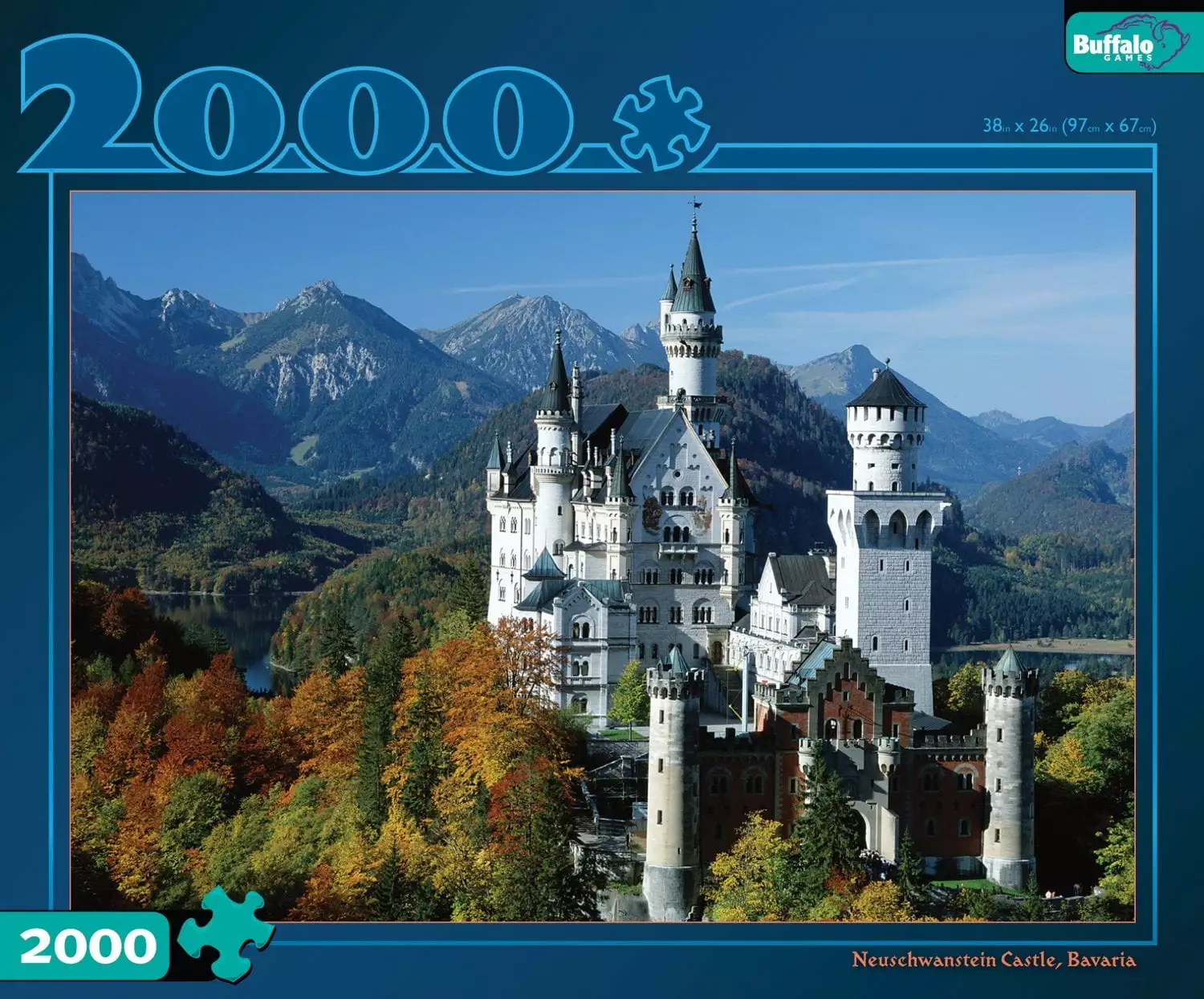 Buffalo Games Neuschwanstein Castle Puzzle. 2000 Piece