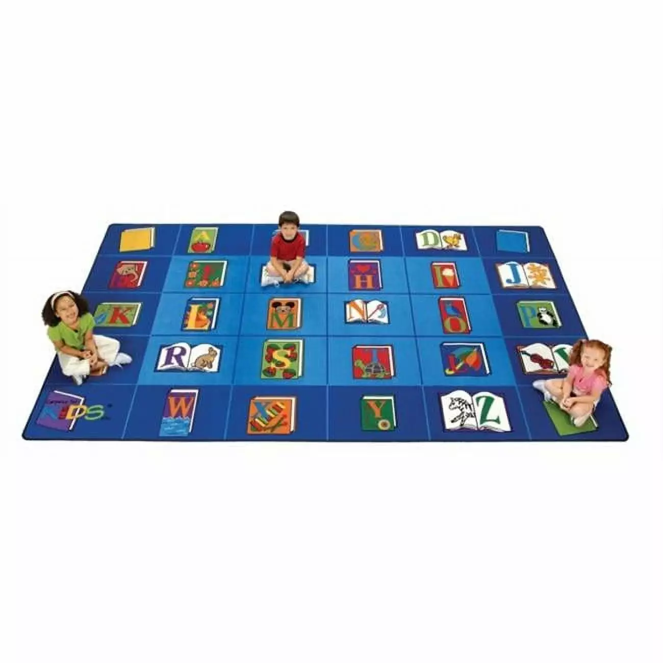 Carpets For Kids 2600 Reading by the Book Seating 5.83 ft. x 8.33 ft. Rectangle Rug