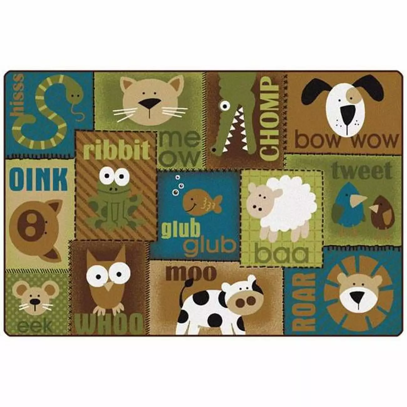 Carpets for Kids 18724 Animal Sounds Nature Rug