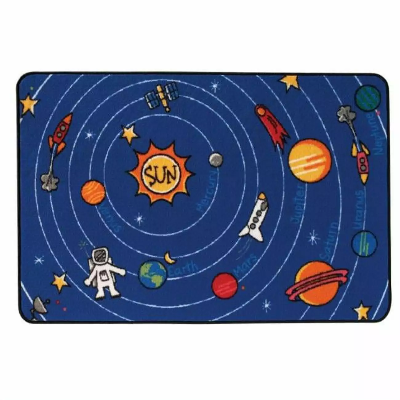 Carpets for Kids 48.54 Spaced Out Rug 4 ft. x 6 ft.