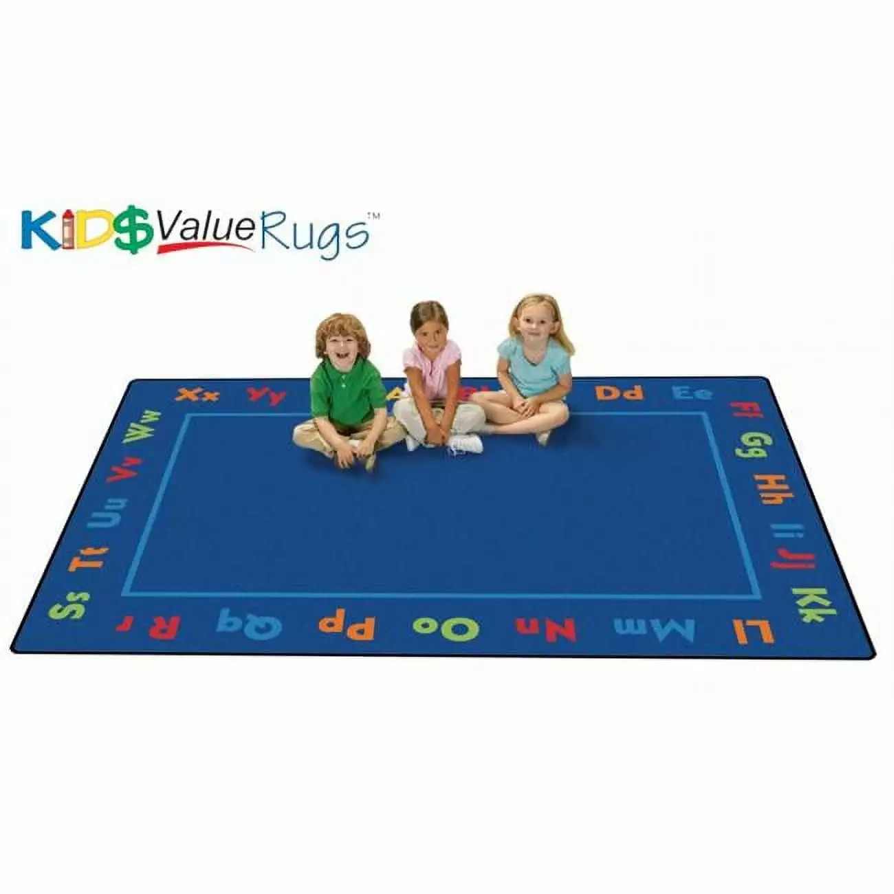 Carpets for Kids Alphabet Rug 8'x12' Primary Ast 9688