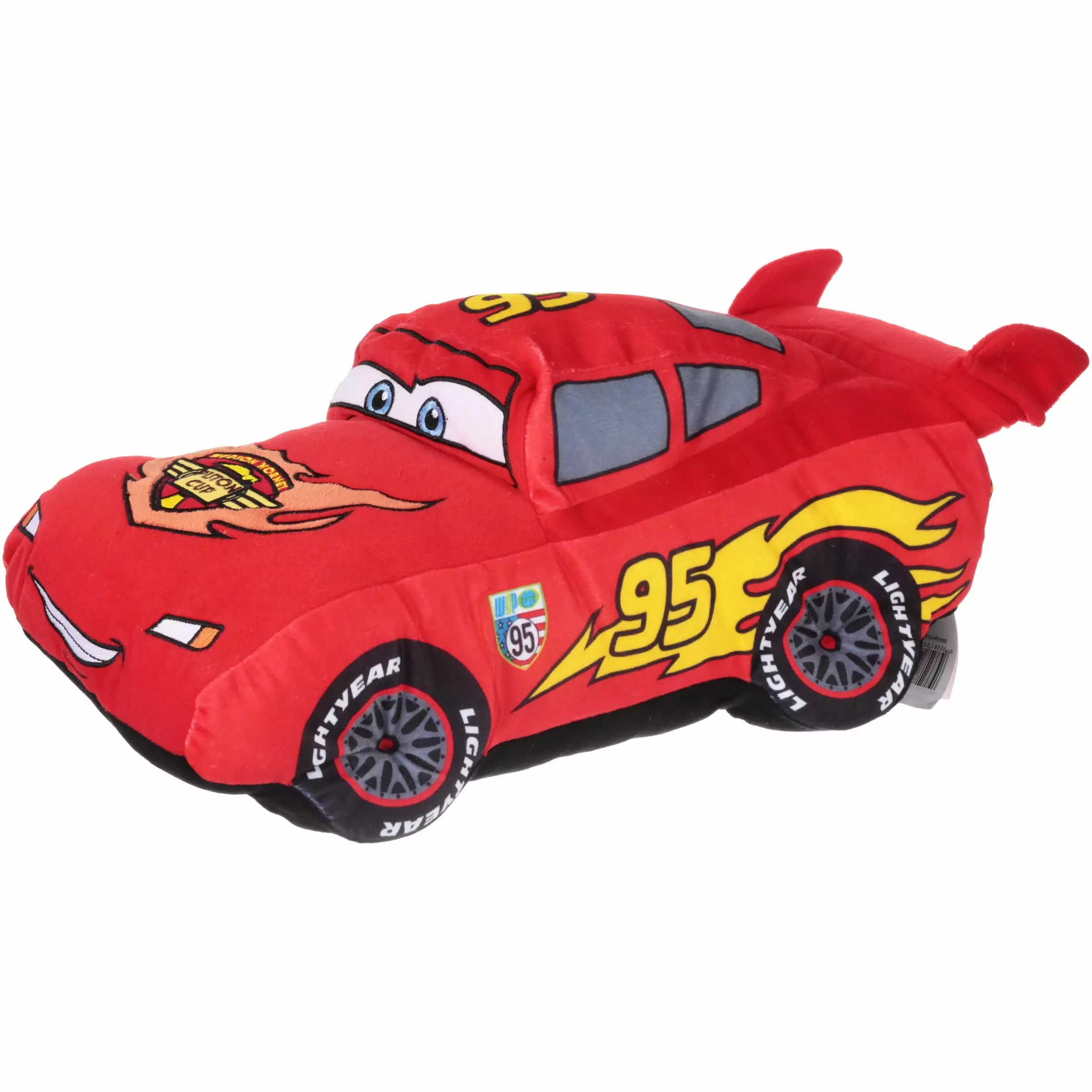 Cars Lightning McQueen Cuddle Pillow. 100% Microfiber. Soft and Plush Bedding