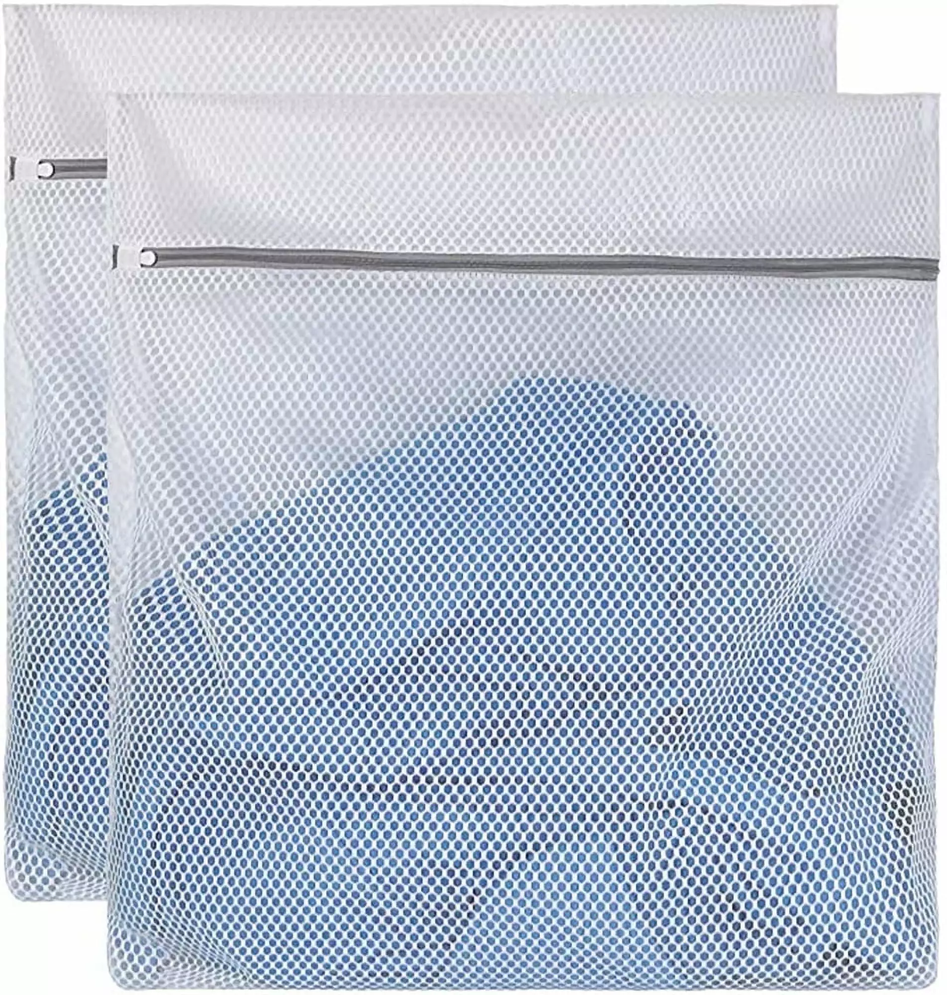 Casewin Extra Large Heavy Duty Mesh Laundry Bag.Travel Storage Organize Bag.Wash Bag for Laundry.2PCS(24*24inch)