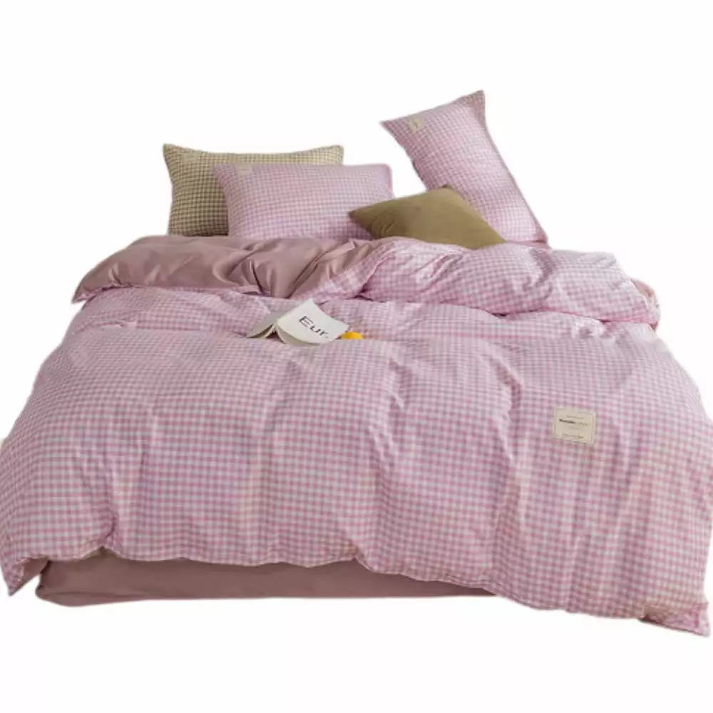 ChliEarime Heicatte Duvet Set Twin59''x78'') - 4 Piece Bedding Set in Lavender. Bedding Set Includes Duvet. Sheet and Pillowcase