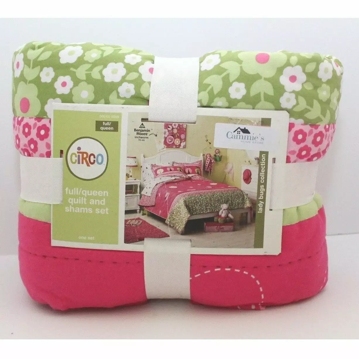 Circo Quilt Set Lady Bugs Collection 3 Pcs Full/Queen Children's Girls