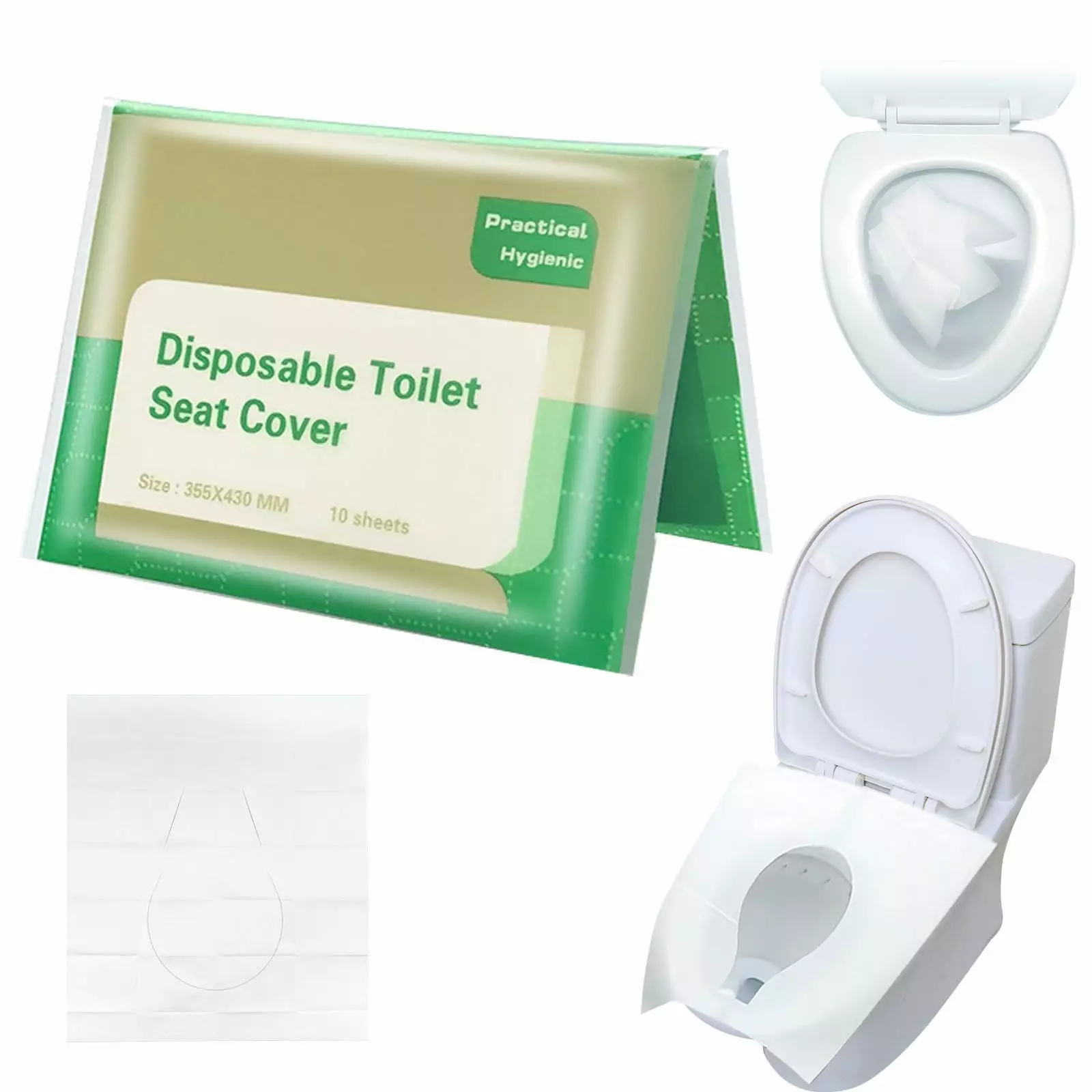 Clearance Sale - Bathroom Products.Disposable Toilet Seat Covers 10pcs Flushable Travel Disposable Toilet Seat Covers For Adults Kids Travel Accessories For Airplane Road Trips Camping by Niaviben