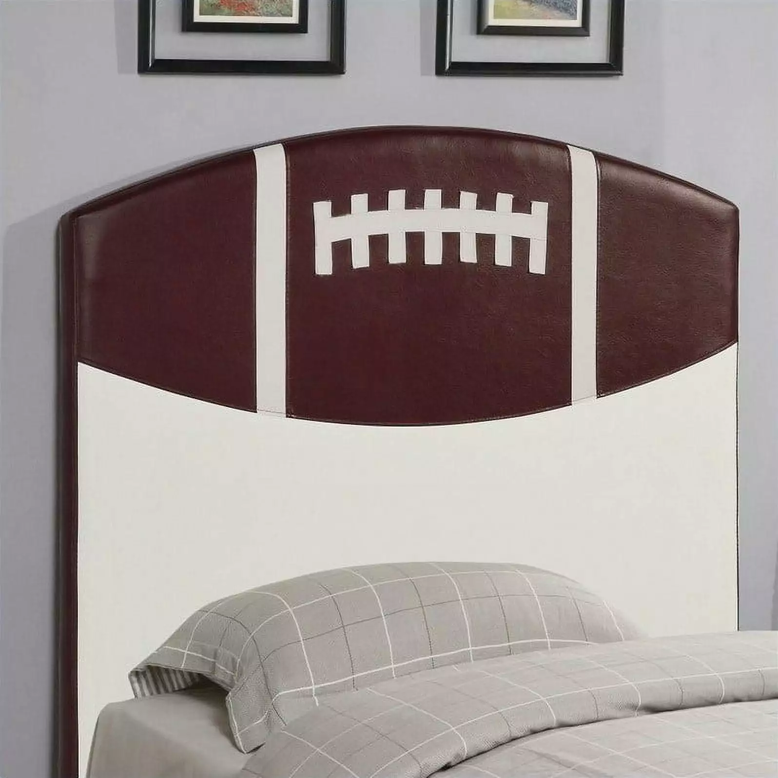 Coaster Youth Headboards Twin Sports Football Panel Headboard in Brown