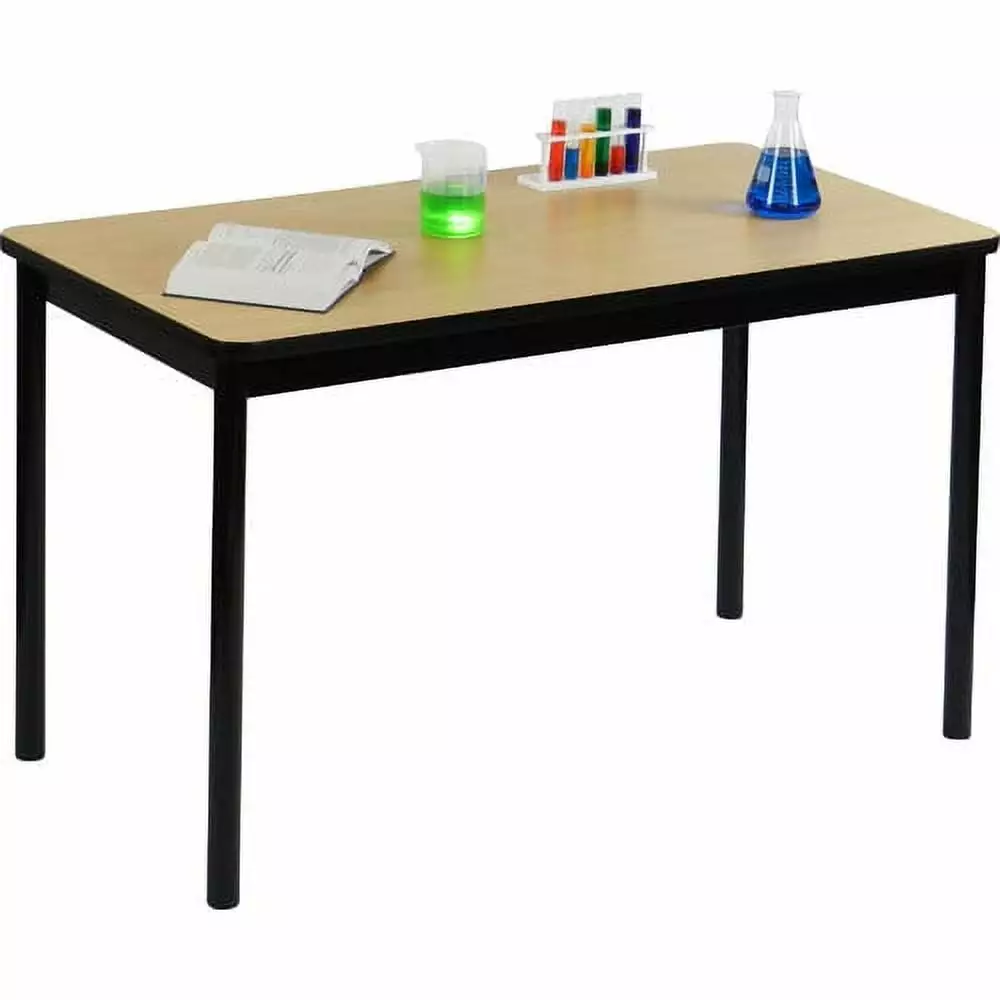 Correll 24W x 60D Deluxe High Pressure Lab Table in Fusion Maple