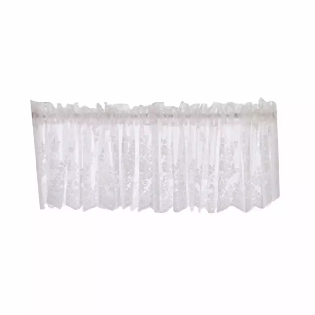 Curtain Curtains Window Half Short Lace Kitchenwindows Valances Sun Decorative Shade Proof Farmhouse Door Sheerblackout