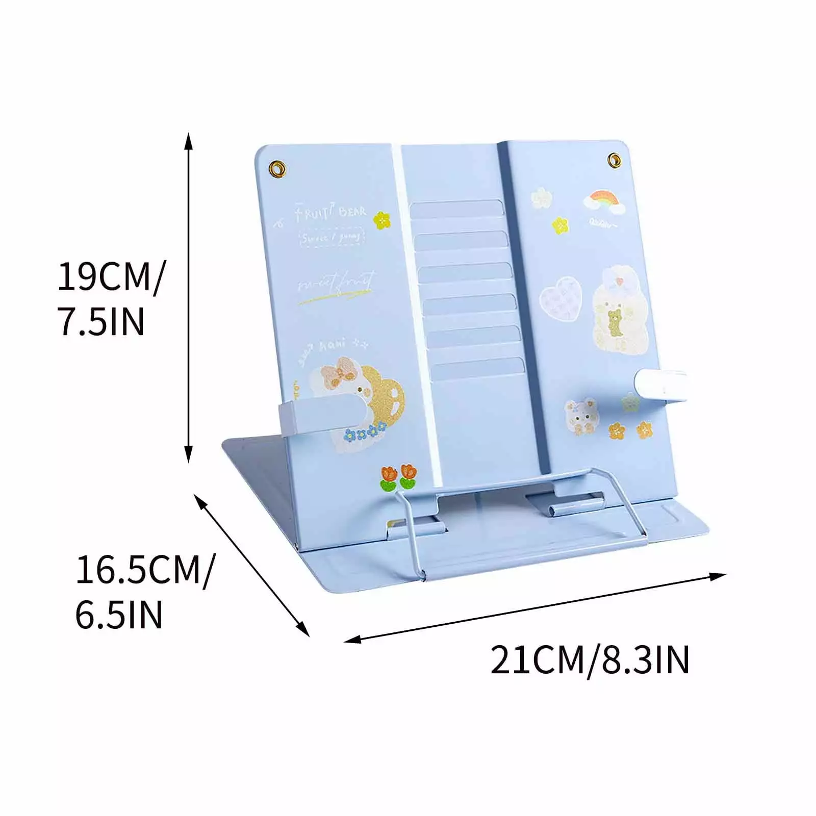 DGOO Student Children's Reading Shelf Multifunctional Desktop Reading Shelf