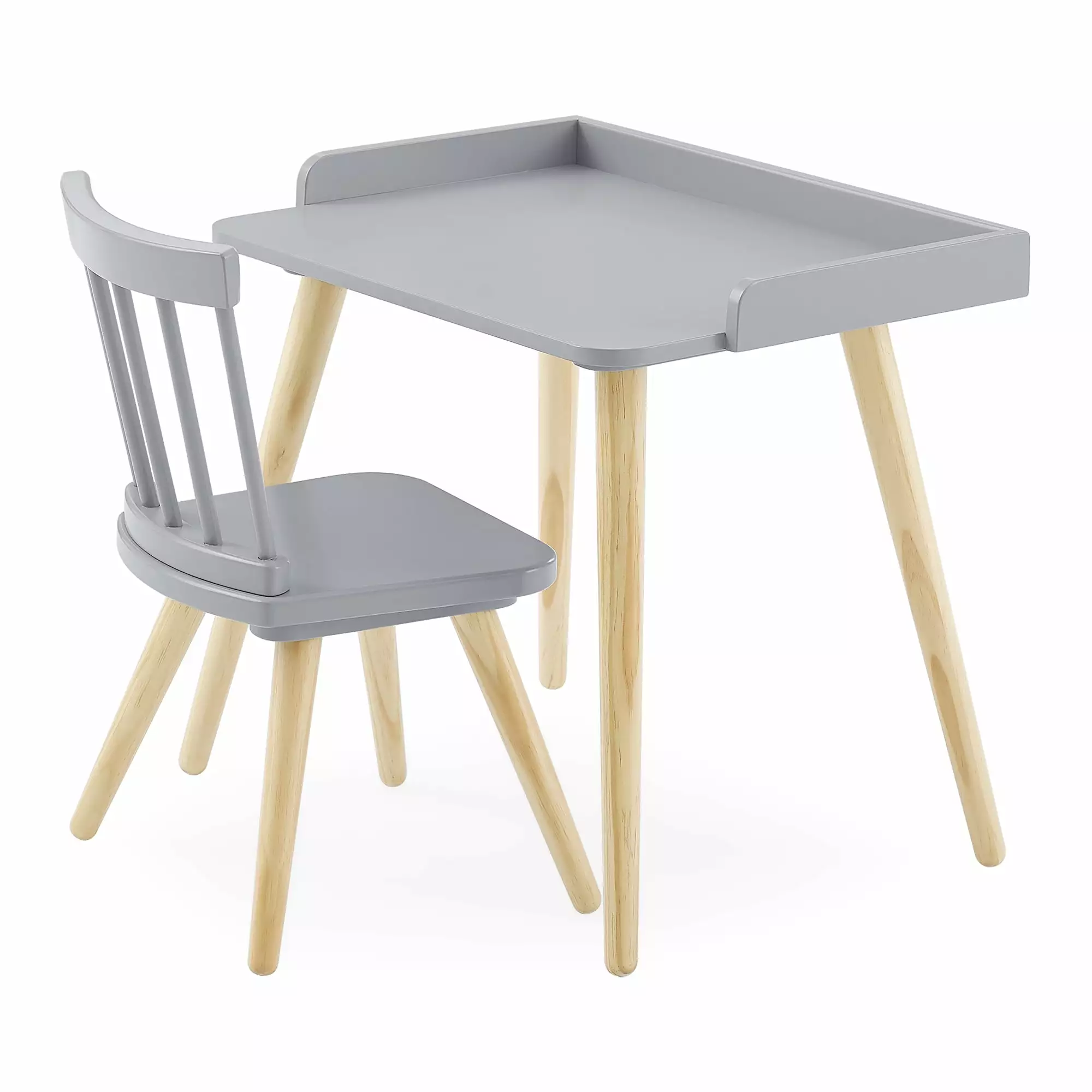 Delta Children Essex Desk & Chair Set. Green Guard Gold Certified. Greenguard Gold Certified. Grey/Natural