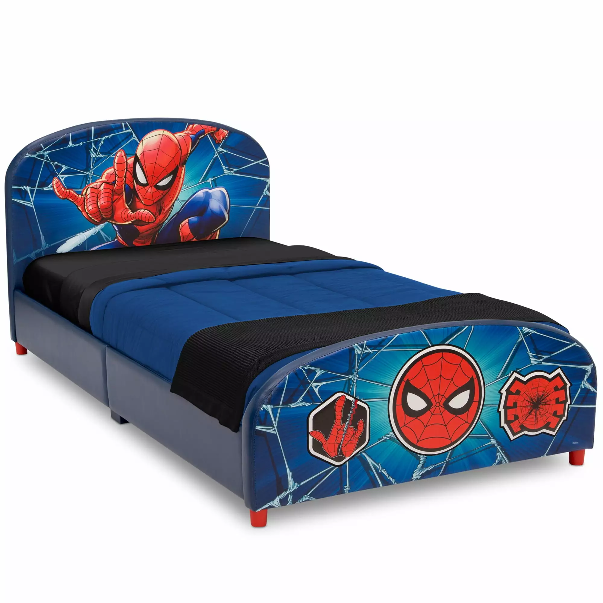 Delta Children Marvel Spider-Man Upholstered Bed. Twin