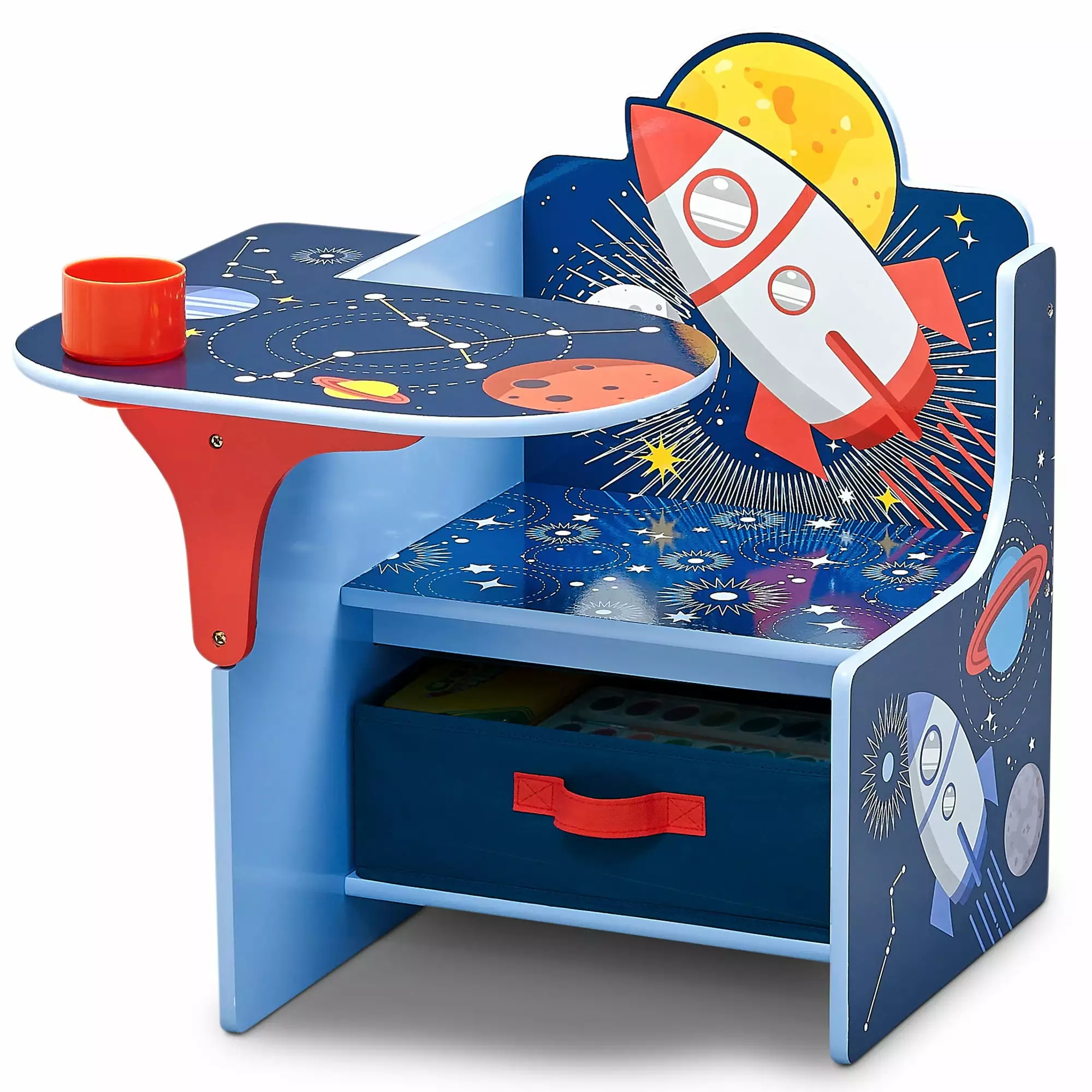 Delta Children Space Adventures Chair Desk with Storage Bin. Greenguard Gold Certified