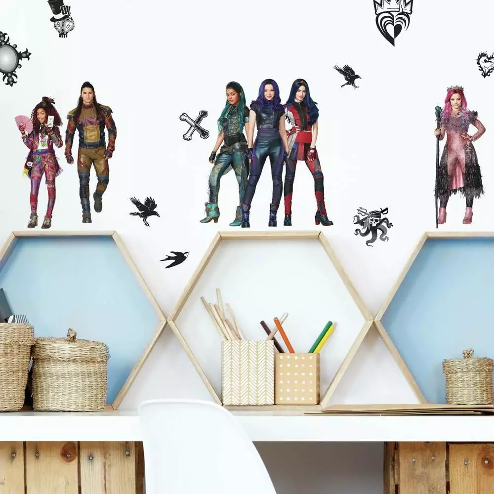 Disney Descendants 3 Peel and Stick Wall Decals