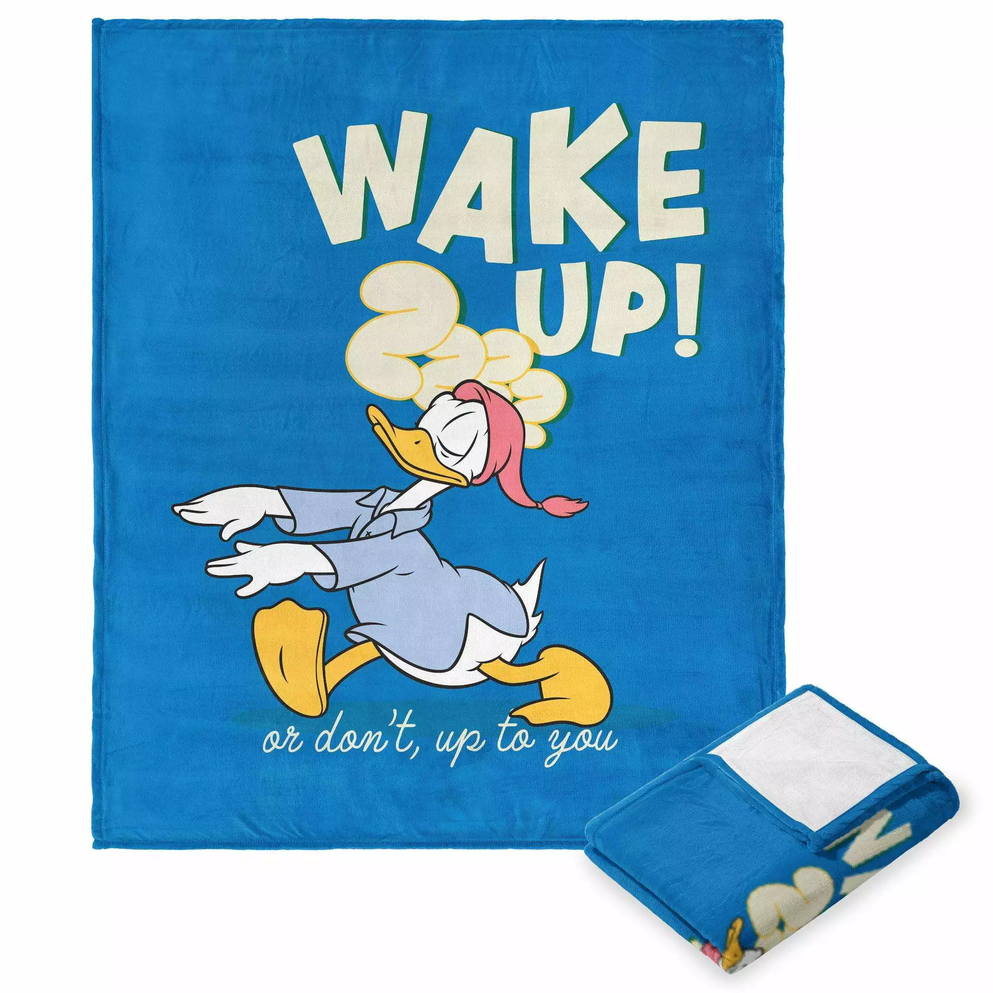 Disney Donald Duck Wake Up Kids Silk Touch Throw Blanket