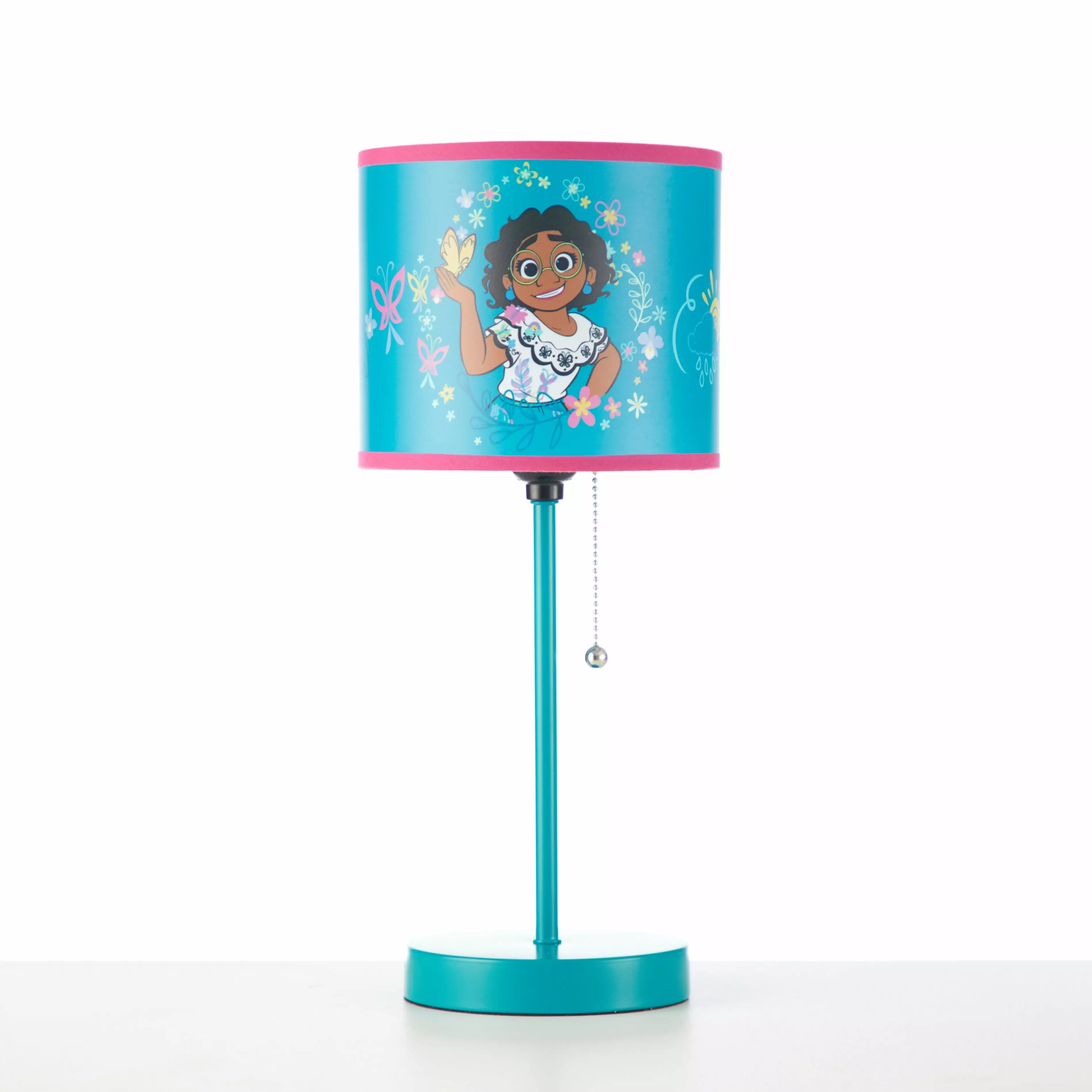 Disney Encanto Metal Stick Table Lamp for Children's Room D??cor. Blue