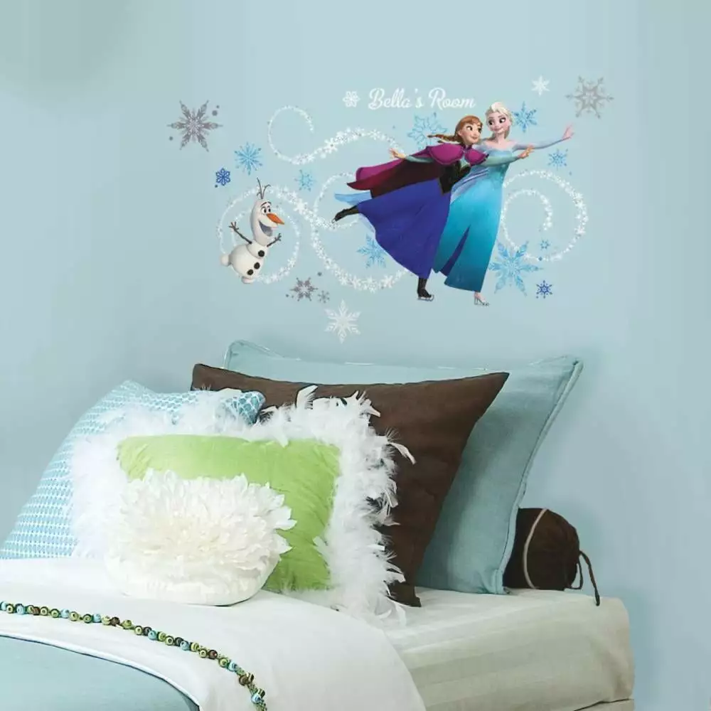 Disney Frozen Headboard Wall Decals With Personalization