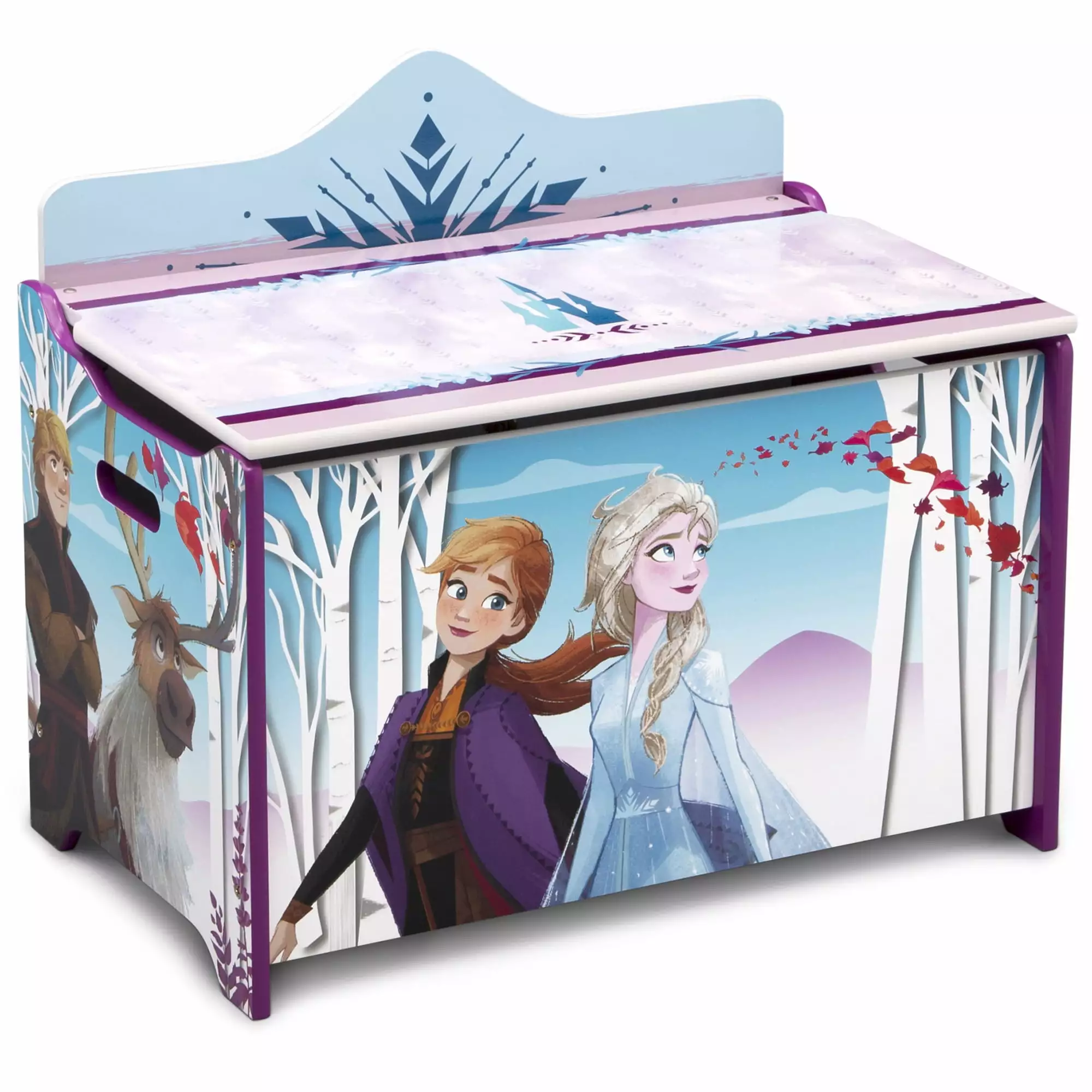 Disney Frozen II Deluxe Toy Box by Delta Children. Greenguard Gold Certified