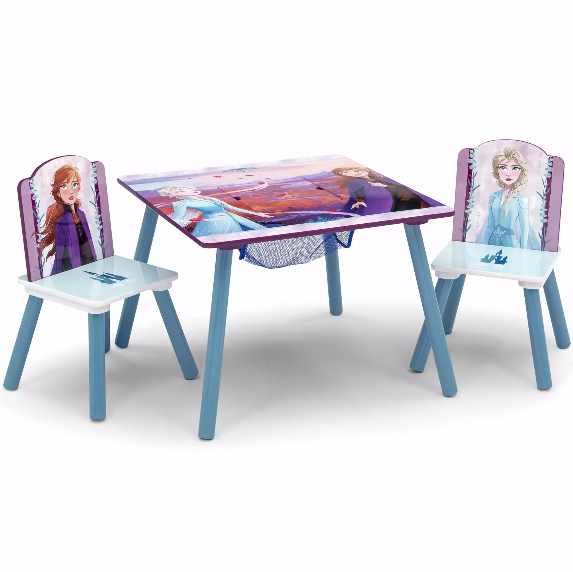 Disney Frozen II Table and Chair Set with Storage by Delta Children