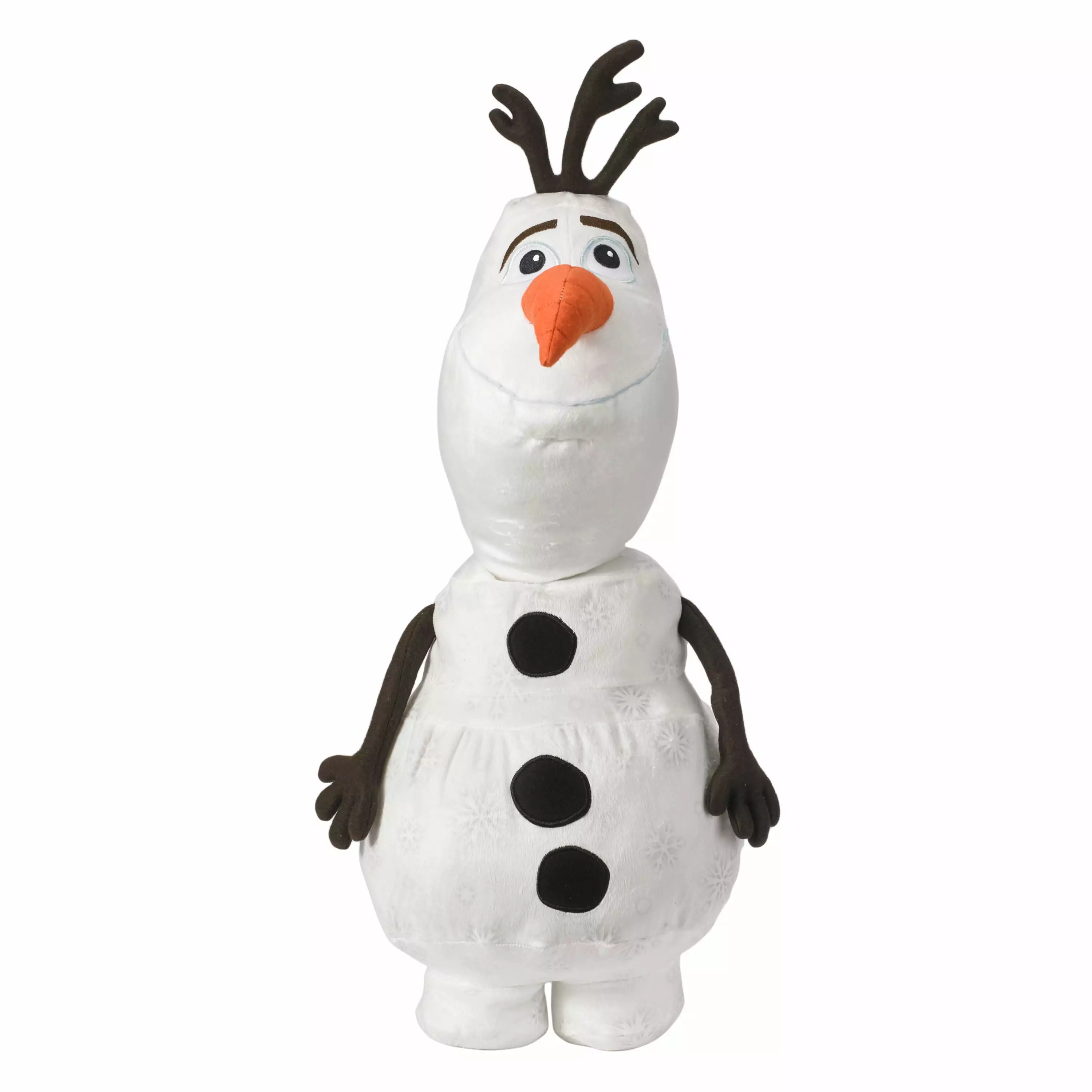 Disney Frozen Kids Olaf Bedding Plush Cuddle and Decorative Pillow Buddy. White