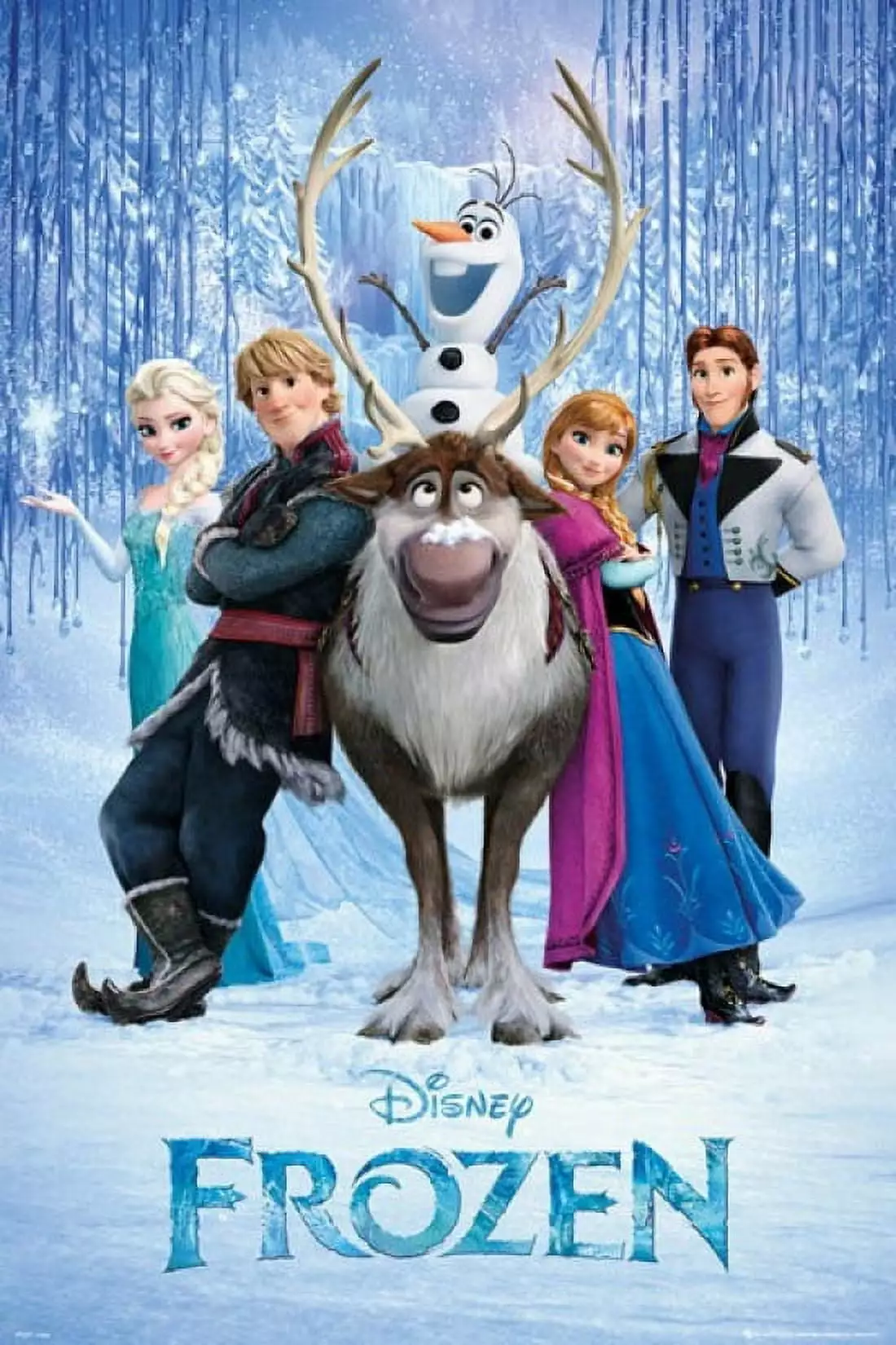 Disney Frozen - Movie Cast Laminated Poster (24 x 36)