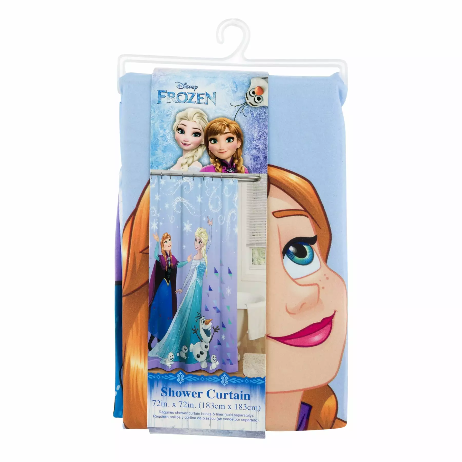 Disney Frozen Shower Curtain. 1 Each. Polyester