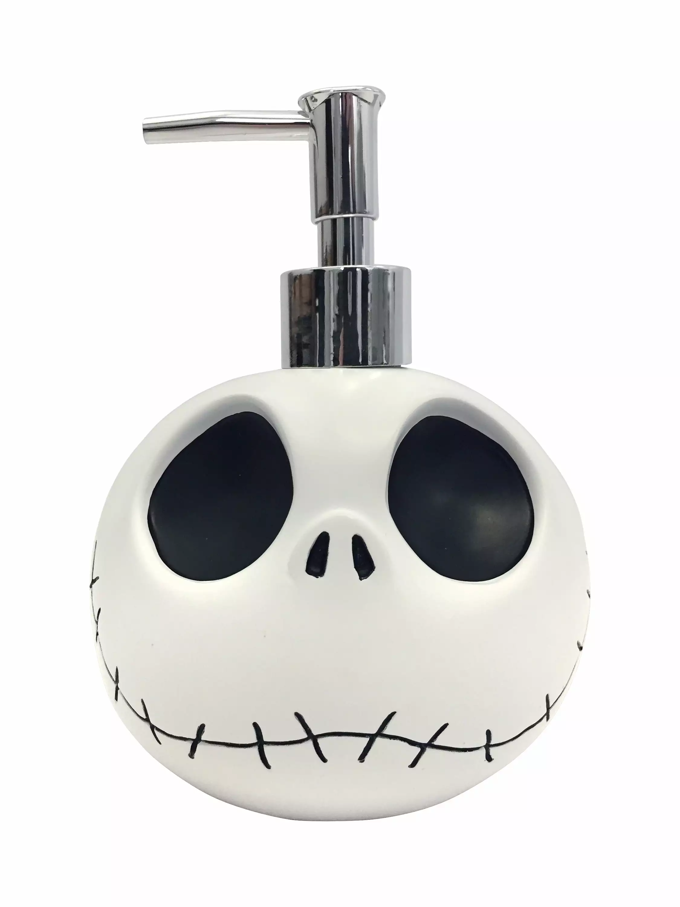 Disney Nightmare Before Christmas Jack Skellington White Resin Lotion Pump/Soap Dispenser