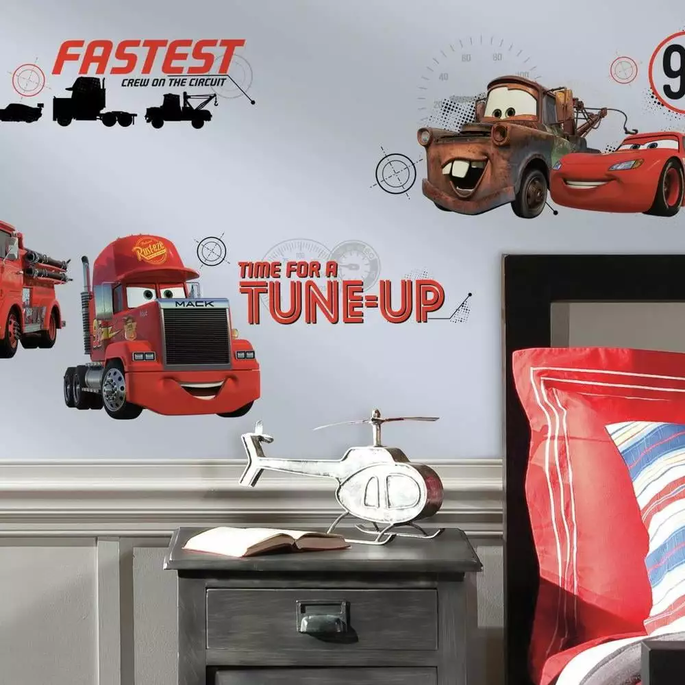 Disney Pixar Cars Friends to the Finish Wall Decals