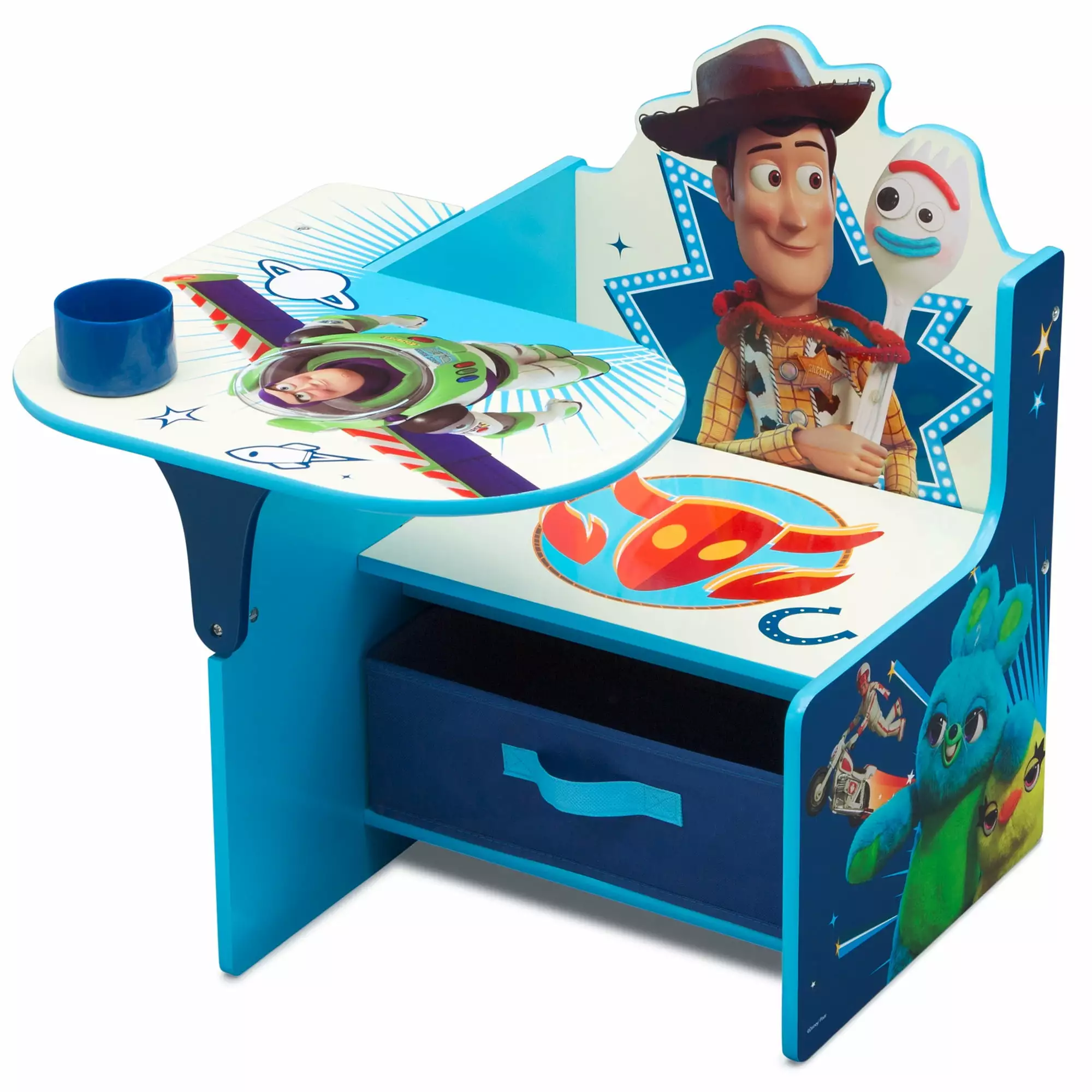 Disney/Pixar Toy Story 4 Chair Desk with Storage Bin by Delta Children. Greenguard Gold Certified