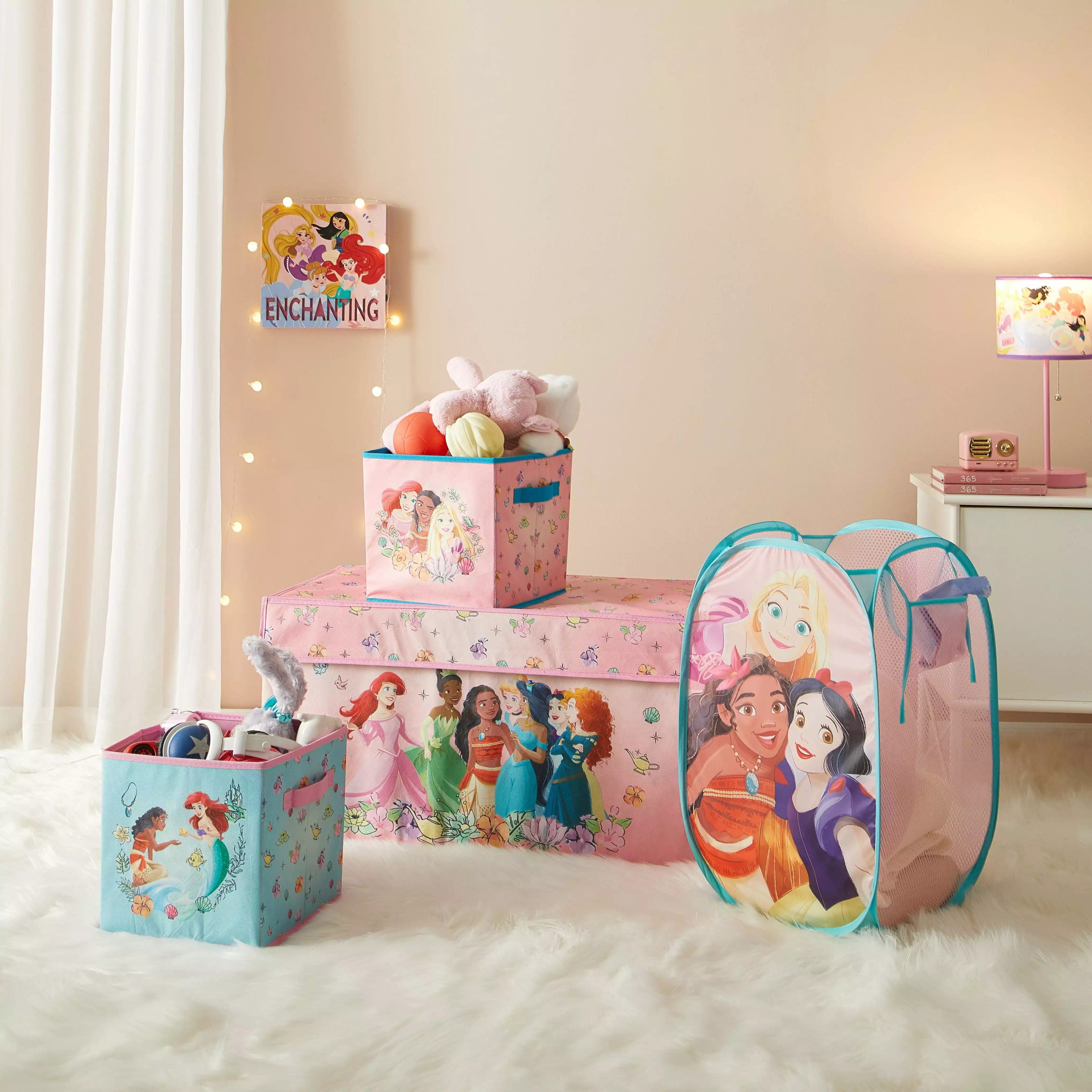 Disney Princess 4pc Storage Room Solution Set