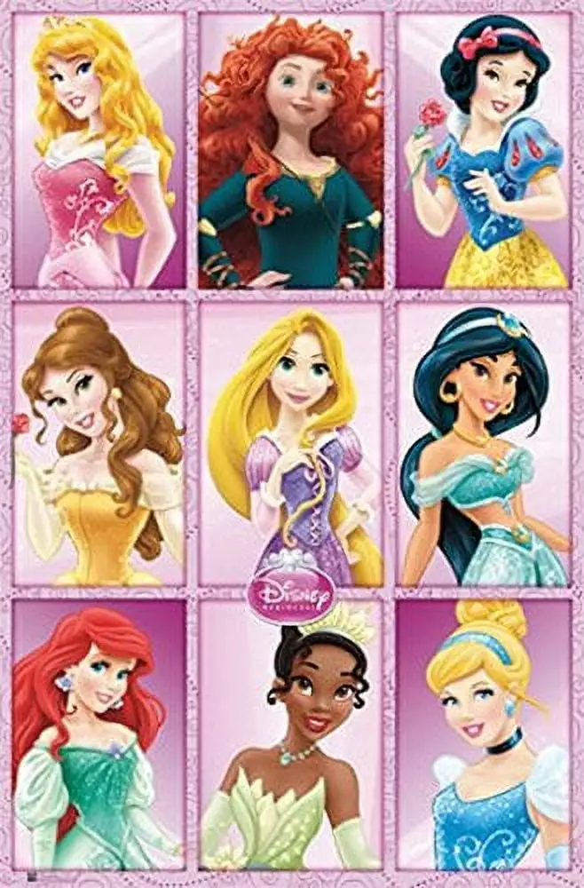 Disney Princesses Poster Amazing Princess Collage New 22x34