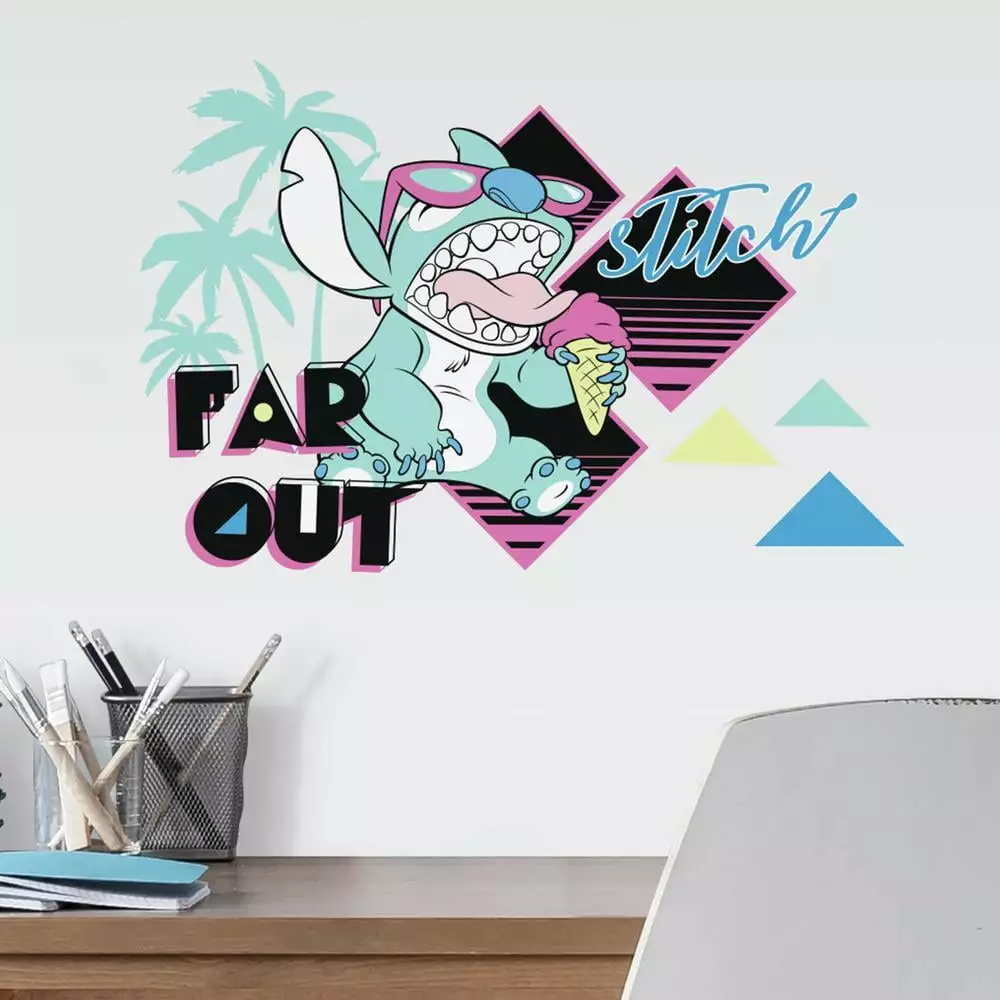 Disney Stitch Far Out Wall Decals