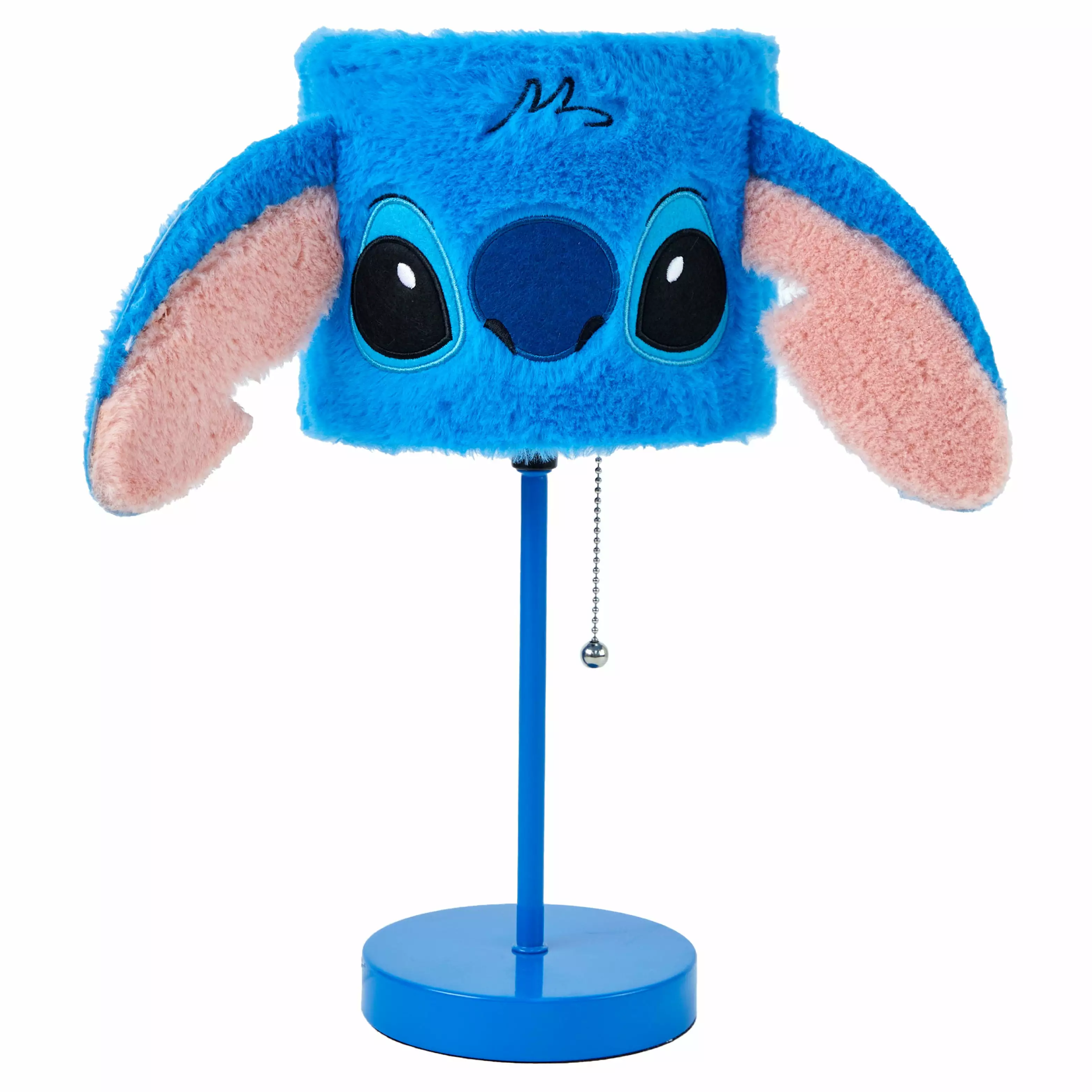 Disney Stitch Plush Shade Stick Lamp. Blue. 15 H x 7 W