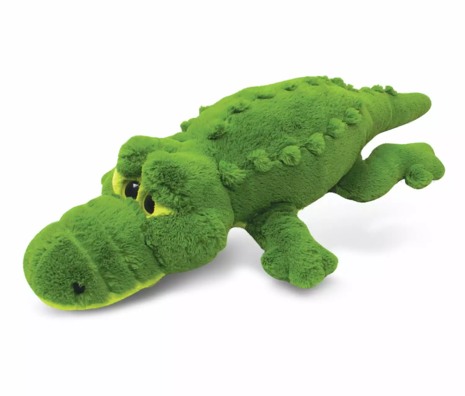 DolliBu Plush Alligator Stuffed Animal Pillow Size - Super Soft Animal Pillow for Kids. Cozy Nap Buddy. Floor Pillow for Kids & Toddlers. Jumbo Hugging Plush. Travel Cuddle Pillow for Kids - 34 Inch