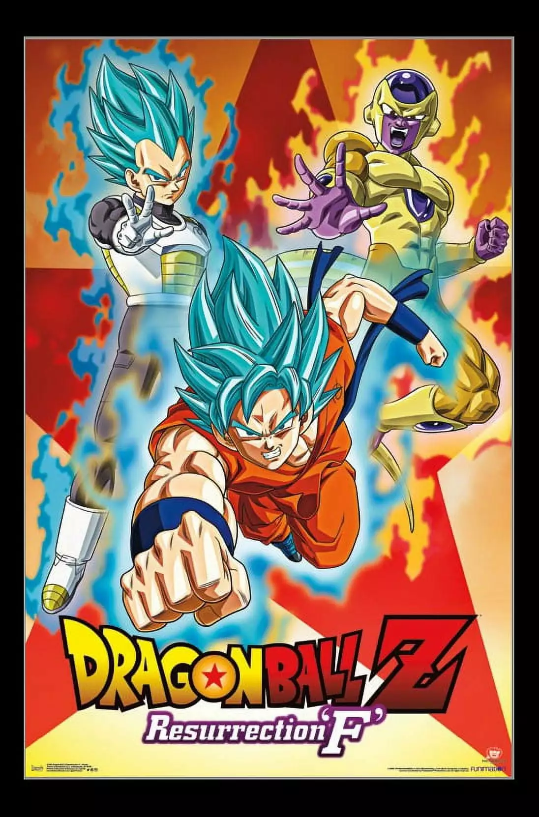 Dragon Ball Z Resurrection F - Group Laminated & Framed Poster Print (22 x 34)