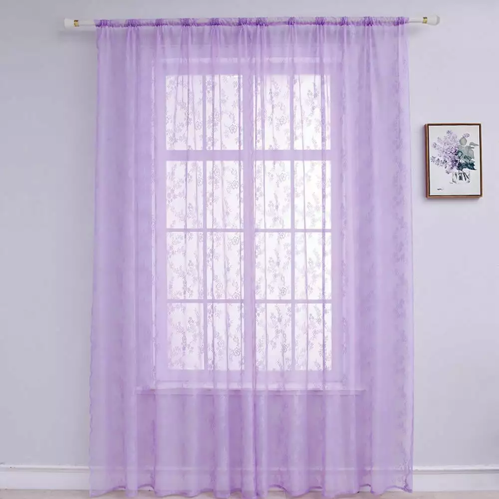 Dragonus Lace Curtains.Floral Sheer Lace Curtains for Living Room Panels. Lightweight Chic Lace Panel Curtains