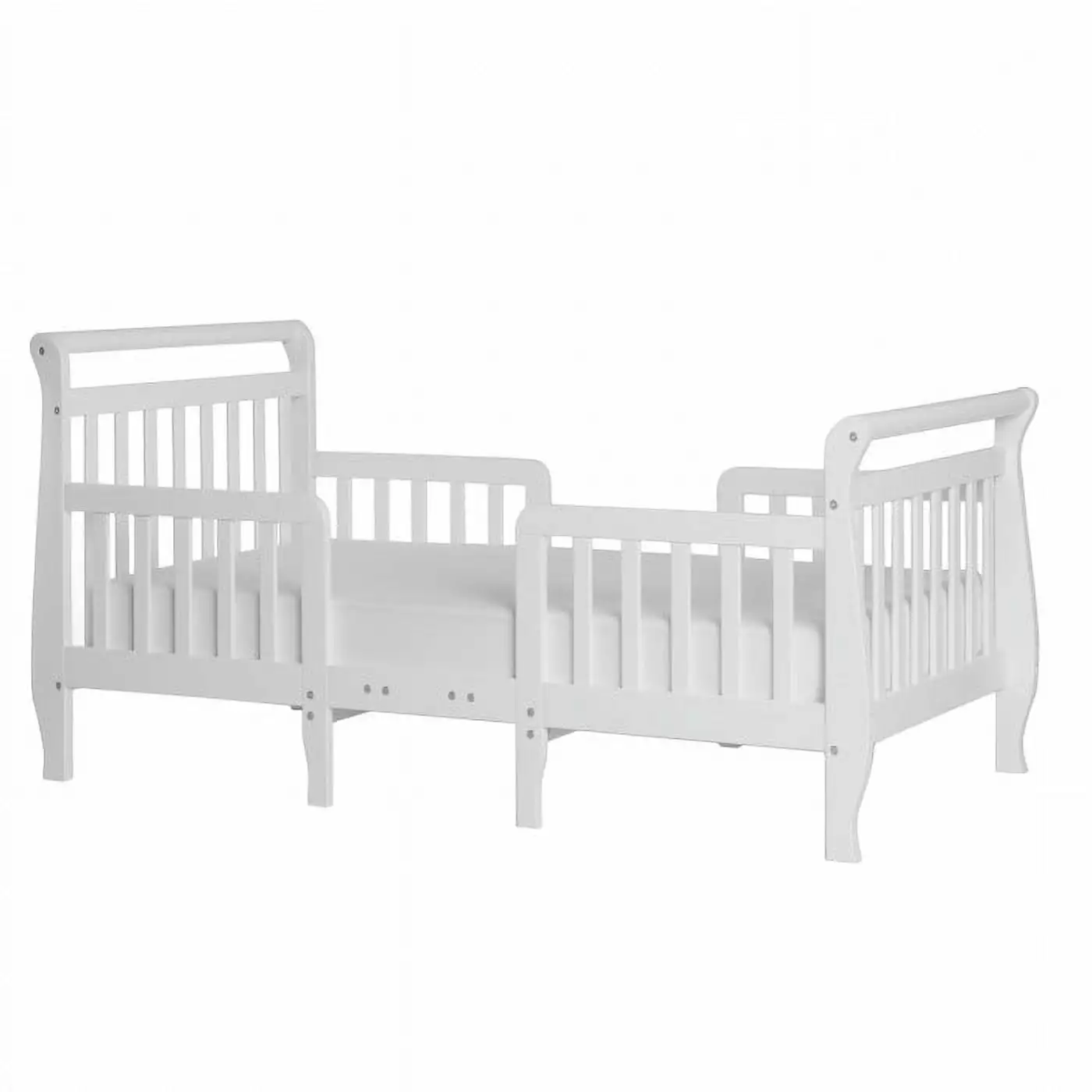 Dream On Me Emma 3-in-1 Convertible Toddler Bed. White. Model #649-W