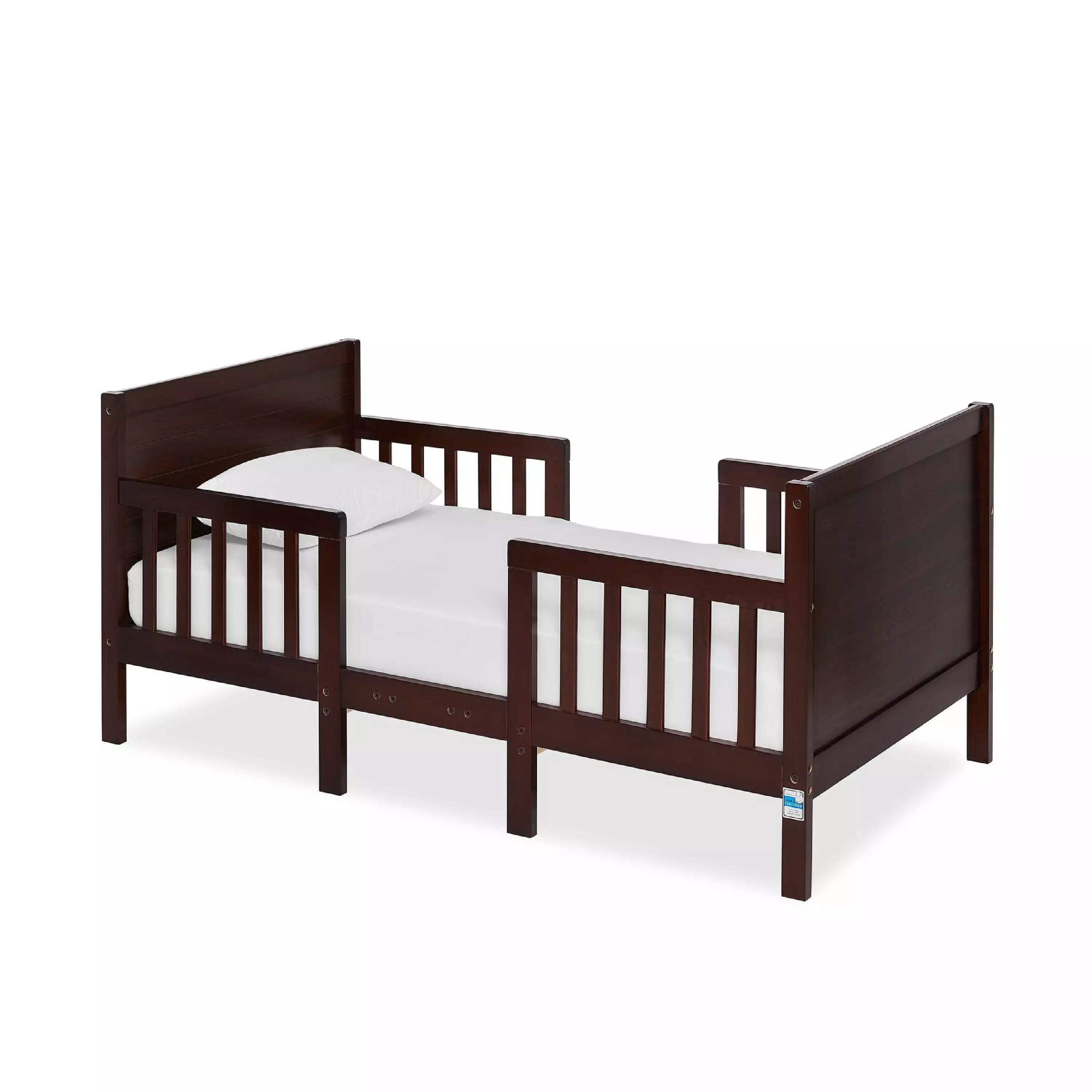 Dream On Me Hudson 3 in 1 Convertible Toddler Bed. Espresso