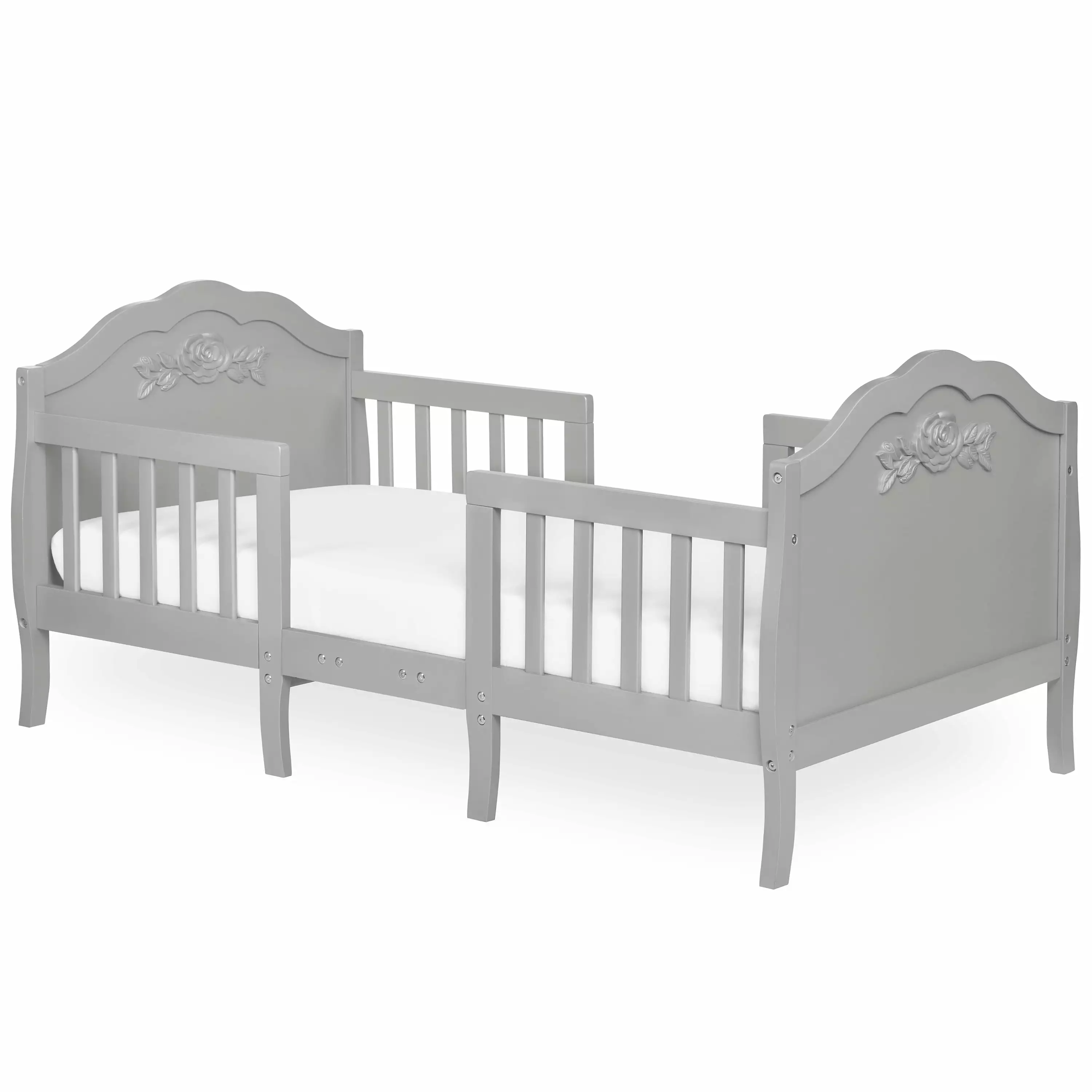 Dream On Me Rose 3-in-1 Convertible Toddler Bed. Greenguard Gold and JPMA Certified. Platinum