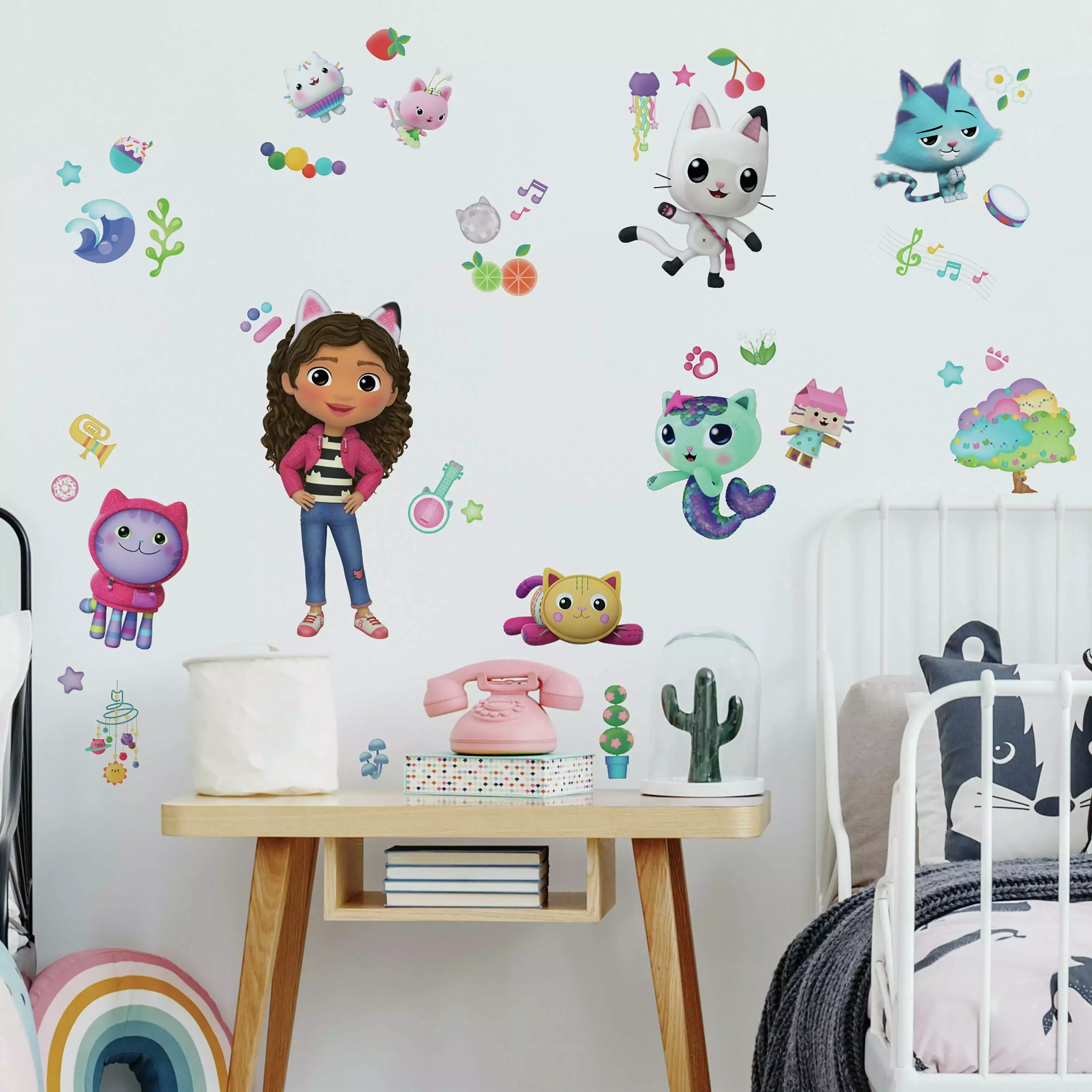 RoomMates DreamWorks Gabby's Dollhouse Peel and Stick Wall Decals. 1.21 in x 6.96 in x 15.67 in