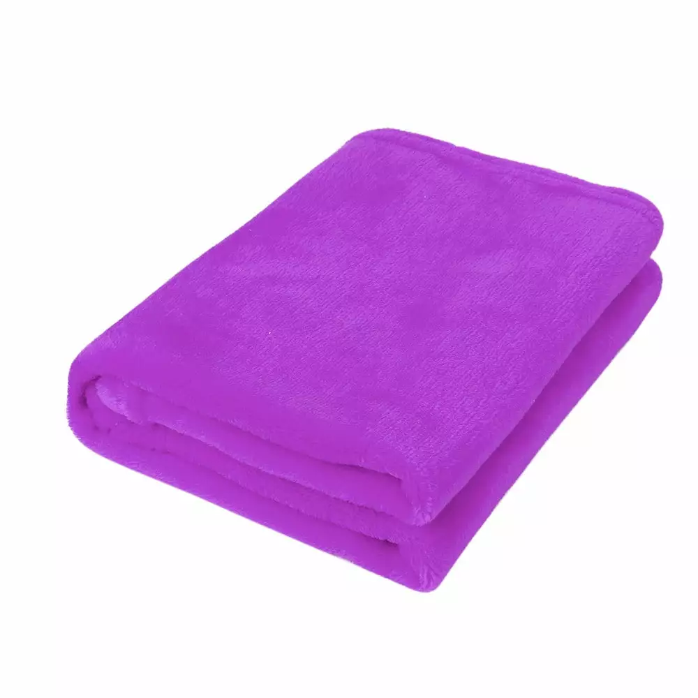 EQWLJWE Soft Blanket 17.7 x 25.5 Inches. Purple