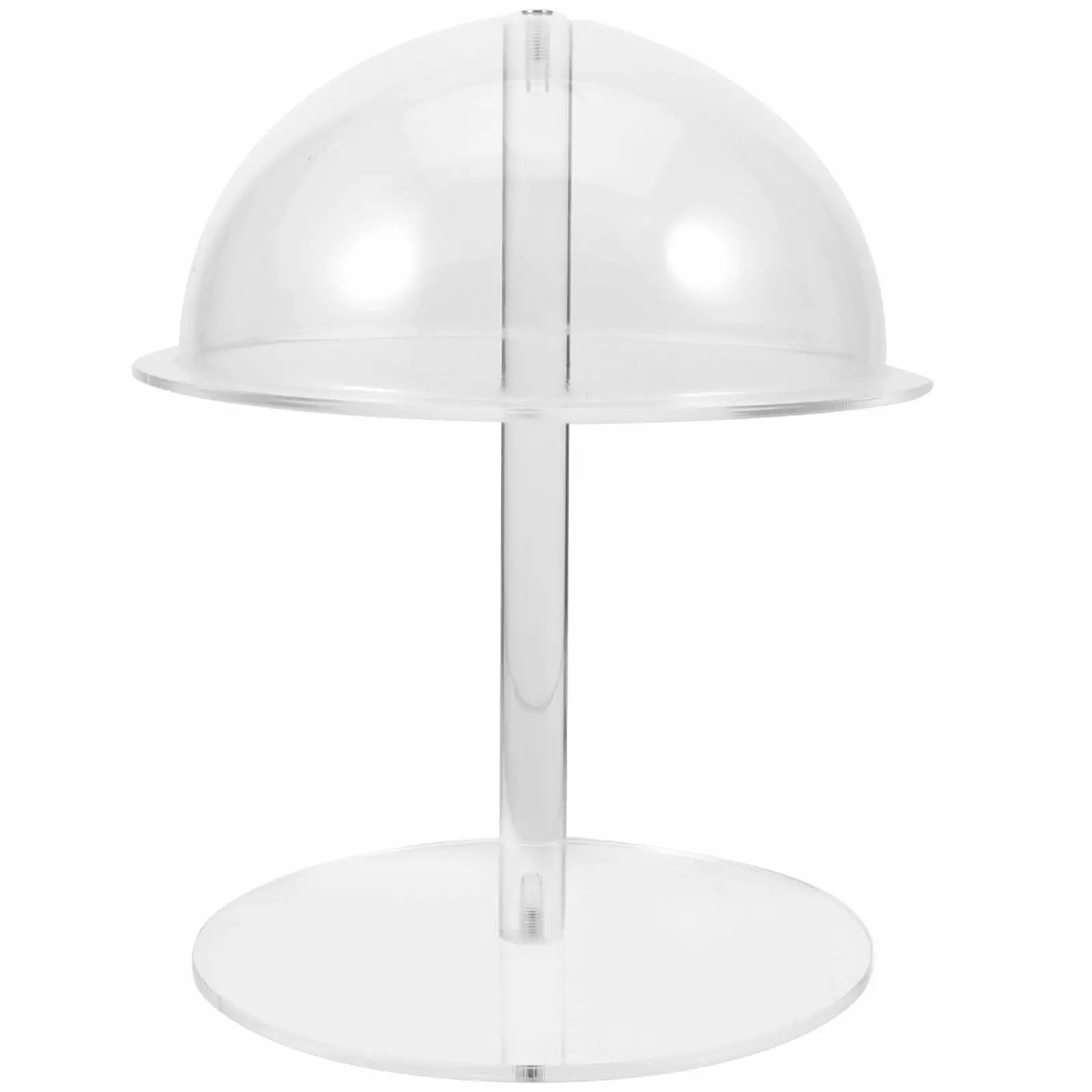 Eease Acrylic Hat Display Stand Cap Storage Display Rack Tabletop Hat Organizer With Dome