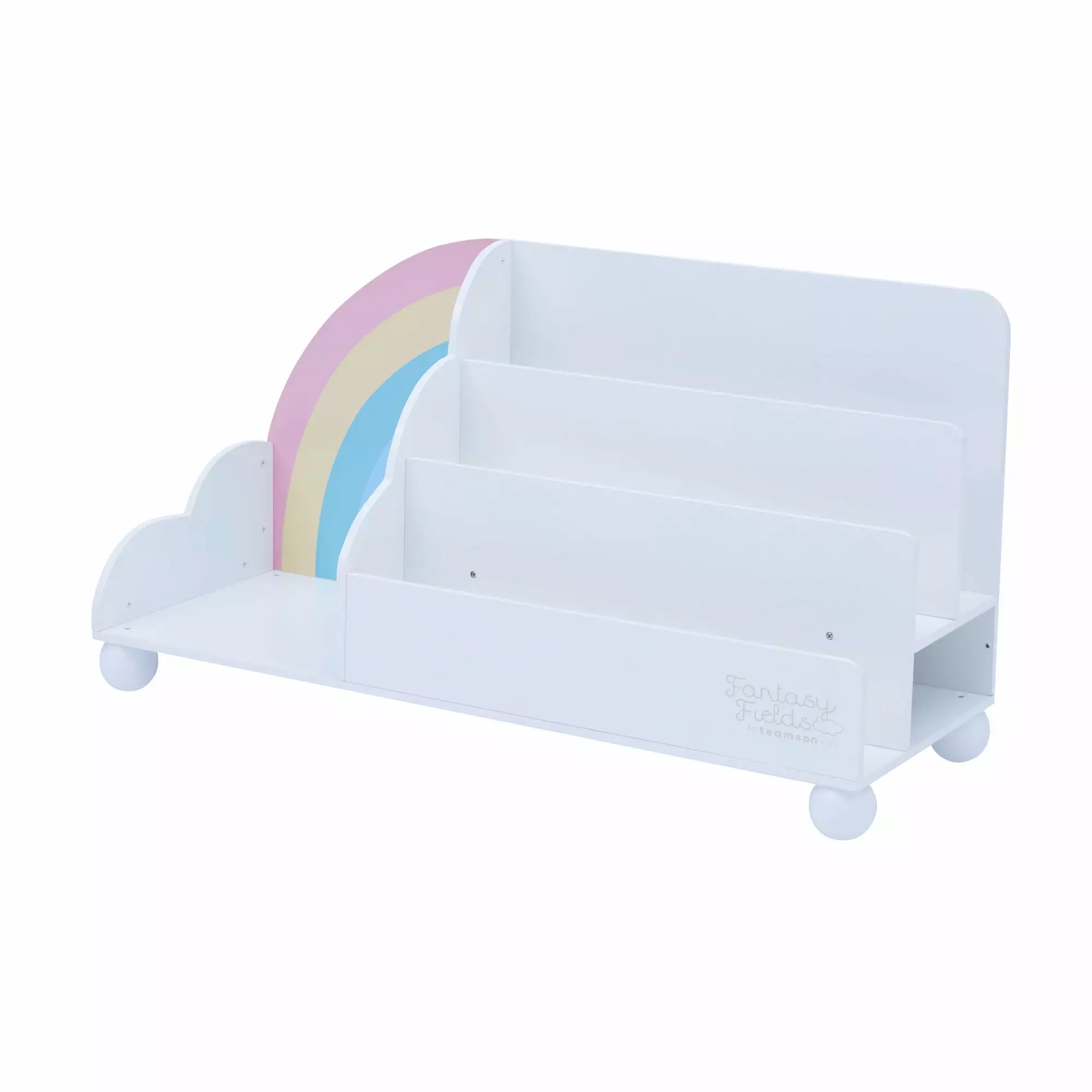 Fantasy Fields Kids Rainbow 3-Tier Wooden Display Bookcase