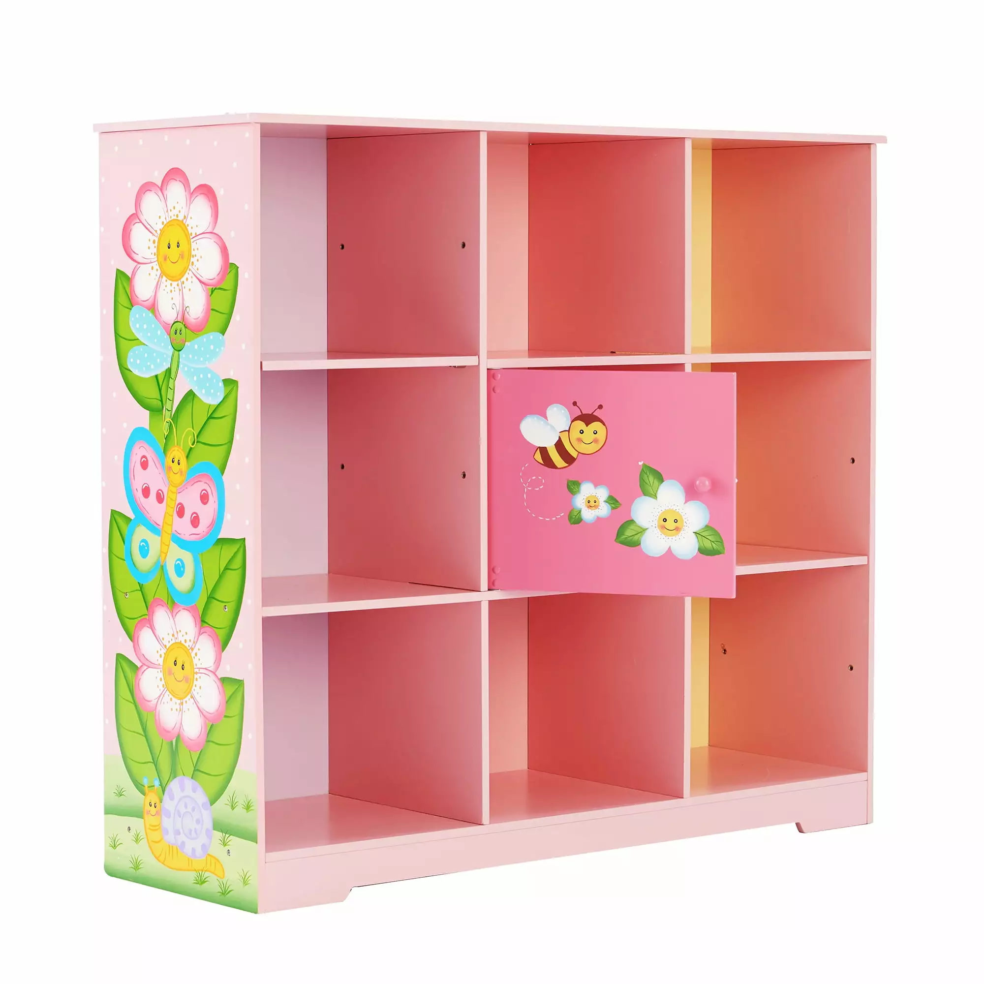 Fantasy Fields Magic Garden Kids Wooden 3 x 3 Cube Storage Unit