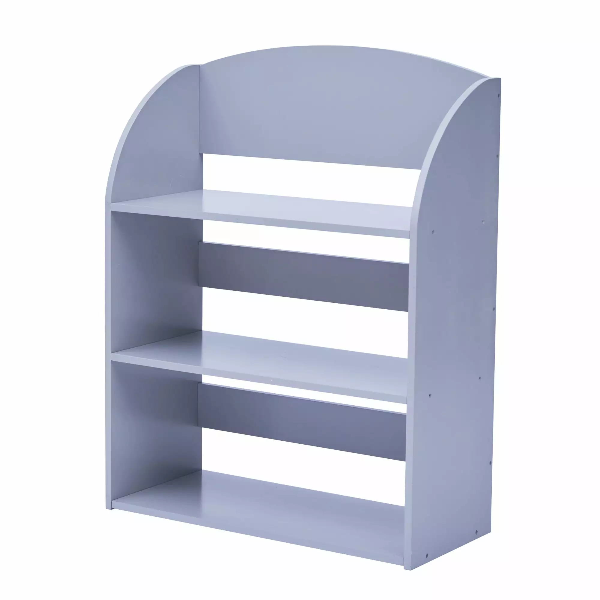 Fantasy Fields - Plain Kids 3 Shelf Bookcase - Grey